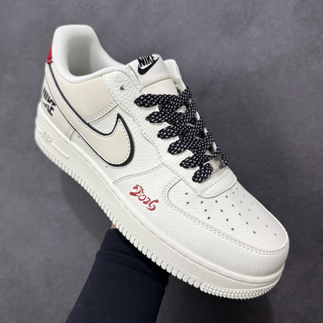 图片[3]-【定制版】NIke Air Force 1 ‘07 Low “NINE2026联名——米白红尾”空军一号 低帮 运动鞋 休闲鞋 折边针车 工艺难度大 原楦头原纸板 原装鞋盒 定制五金配件 内置全掌气垫 原厂鞋底 货号：CS5288-059 尺码：36 36.5 37.5 38 38.5 39 40 40.5 41 42 42.5 43 44 44.5 45 编码：HXSB310320-选品中心