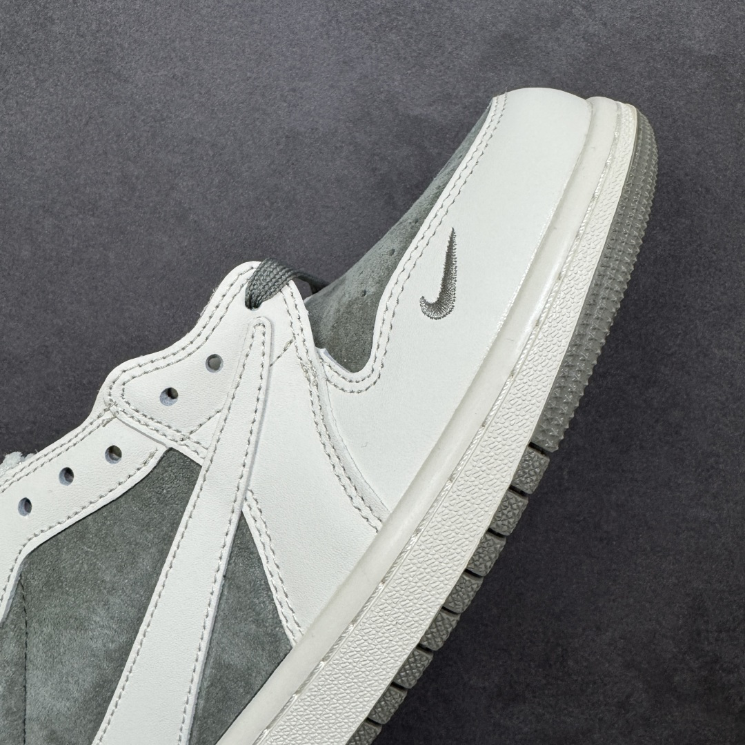 图片[5]-【定制版】Nike Jordan Air Jordan倒勾 “ 北面Supreme联名——墨绿猪八革” 高端定制 低帮 复古 减震 防滑 耐磨 篮球鞋 定制鞋盒 大厂纯原品质出货 超高清洁度 皮料切割干净无任何毛边 细节完美 货号：DM7866-128 尺码：36 36.5 37.5 38 38.5 39 40 40.5 41 42 42.5 43 44 44.5 45 编码：HXSB330340-选品中心