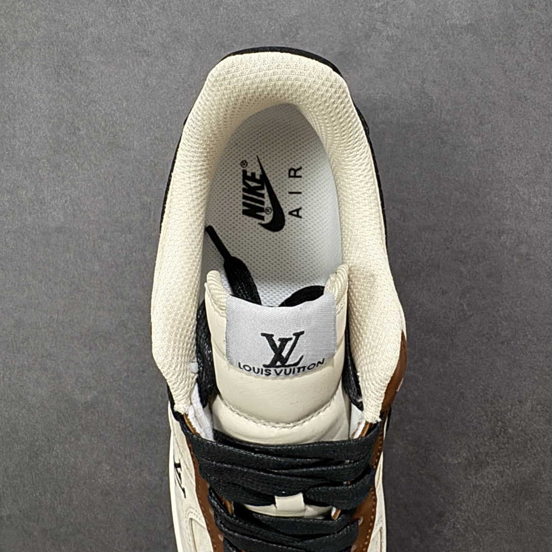 图片[7]-【定制版】NIke Air Force 1 \’07 Low “LV联名–奶茶焦糖” 空军一号低帮 运动鞋 休闲鞋 折边针车 工艺难度大 原楦头原纸板 高端定制鞋盒 原厂鞋底 超高清洁度 细节完美 货号：FQ3546-100 尺码：36 36.5 37.5 38 38.5 39 40 40.5 41 42 42.5 43 44 44.5 45 编码：HXSB310320-选品中心