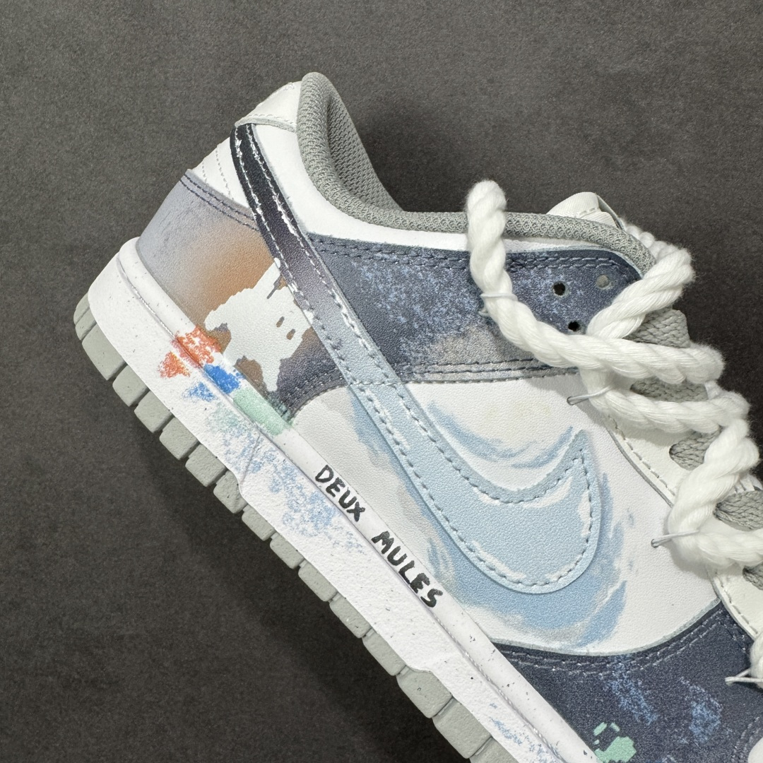 图片[6]-【定制版】Nike SB Dunk Low 梦幻星空 绑带 低帮休闲板鞋 #定制鞋盒 超高清洁度 皮料切割干净无任何毛边 细节完美 货号：DD1391-103 尺码：36 36.5 37.5 38 38.5 39 40 40.5 41 42 42.5 43 44 44.5 45 编码：HXSB330340-选品中心