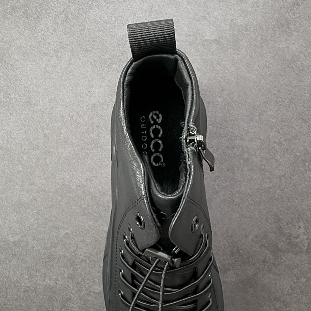 图片[7]-【广东纯原版本】Ecco/爱步 休闲系列百搭潮酷中高帮休闲舒适板鞋 热门销售款式 精选牛皮面料 现代品质鞋面设计 纹理自然，细腻柔软 具有良好透气性 舒适保暖 侧前独有LOGO设计 双层牛皮鞋边 坚韧鞋线车边 经典潮流 全新轻量发泡底材与橡胶大底结合 脚感轻盈柔韧 防滑耐磨 抓地力强 时尚潮流休闲 随想假日 货号：956375-01001 尺码：38 39 40 41 42 43 44（皮鞋码）-选品中心