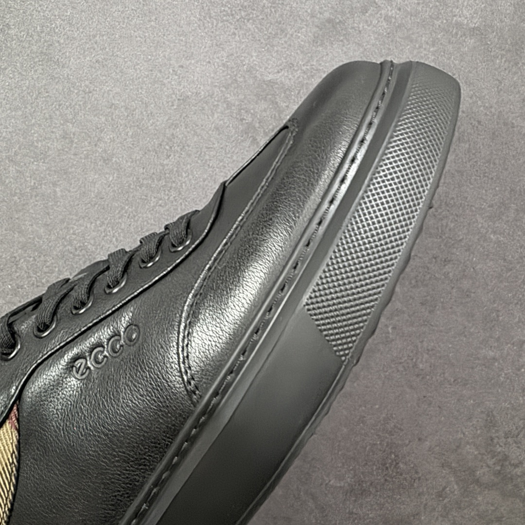 图片[5]-【广东纯原版本】Ecco 爱步街头趣闯系列 格子布拼接百搭简约时尚休闲板鞋 #牛皮鞋面 纹理自然 细腻柔软 鞋面防泼水薄膜 给你贴心保护 PU中底，橡胶大底 抓地力强 具有良好的防滑耐磨性 休闲百搭 简约利落 货号：596534-01001 尺码：38 39 40 41 42 43 44 皮鞋码-选品中心