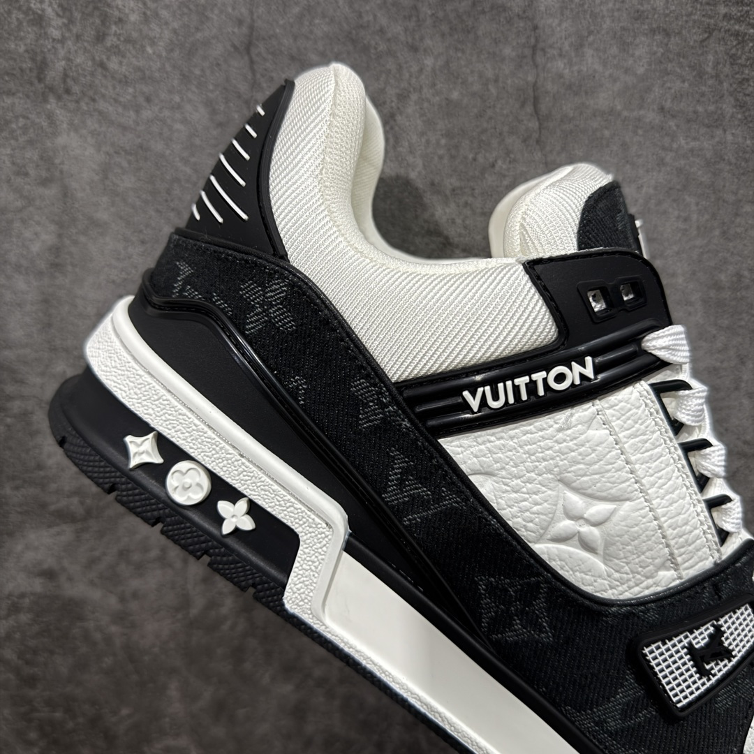 图片[7]-【XC版本】Louis Vuitton LV Trainer系列 黑牛仔配色入库上架 市场货一堆的东西没必要做文案吹嘘 实拍如图 所见即所得 细节细揣摩 让你感受真正的好货 尺码：35 36 37 38 39 40 41 42 43 44 45 46-选品中心