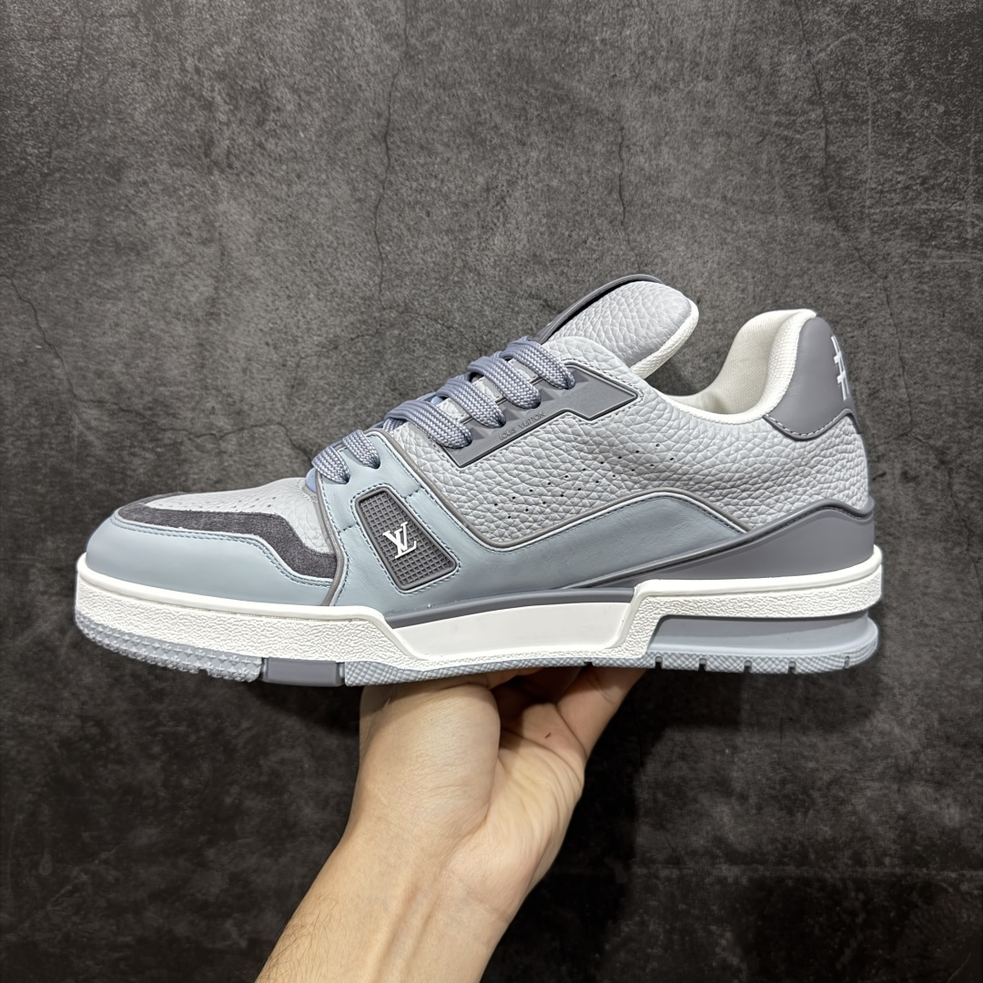 图片[2]-【XC版本】Louis Vuitton LV Trainer系列 新配色入库上架 市场货一堆的东西没必要做文案吹嘘 实拍如图 所见即所得 细节细揣摩 让你感受真正的好货 尺码：35 36 37 38 39 40 41 42 43 44 45 46-选品中心