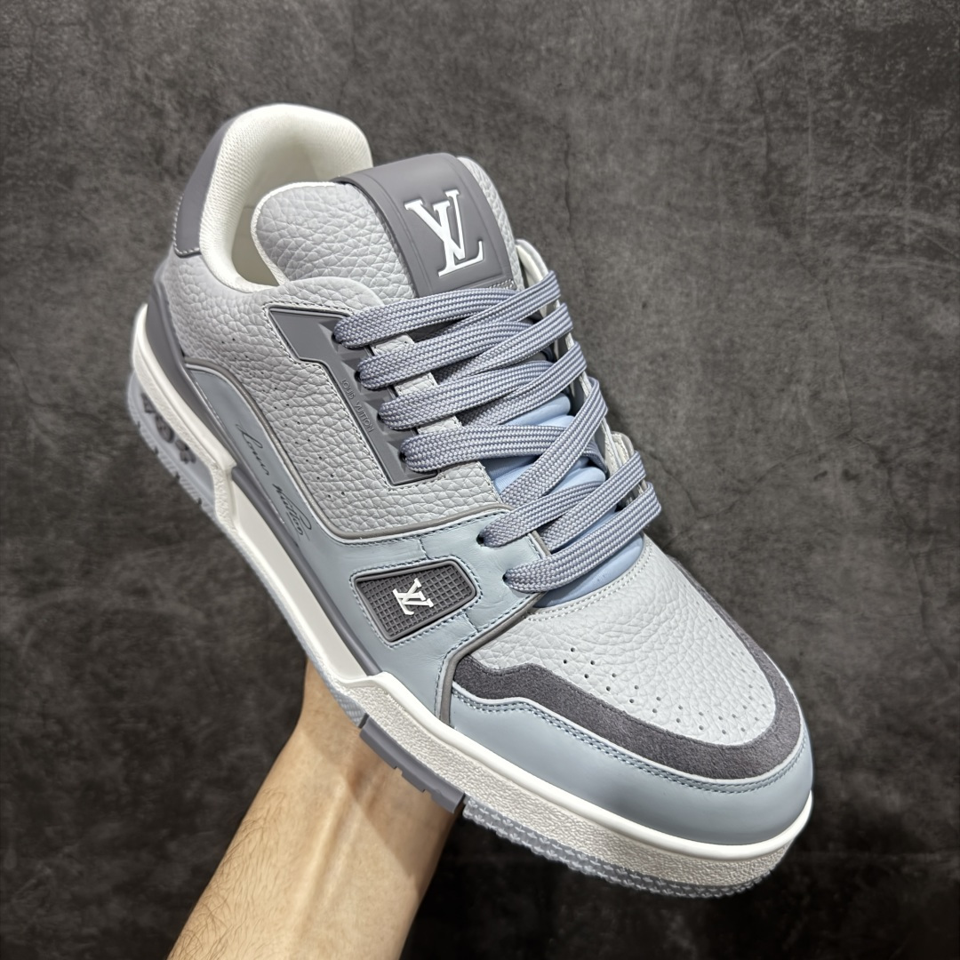 图片[3]-【XC版本】Louis Vuitton LV Trainer系列 新配色入库上架 市场货一堆的东西没必要做文案吹嘘 实拍如图 所见即所得 细节细揣摩 让你感受真正的好货 尺码：35 36 37 38 39 40 41 42 43 44 45 46-选品中心