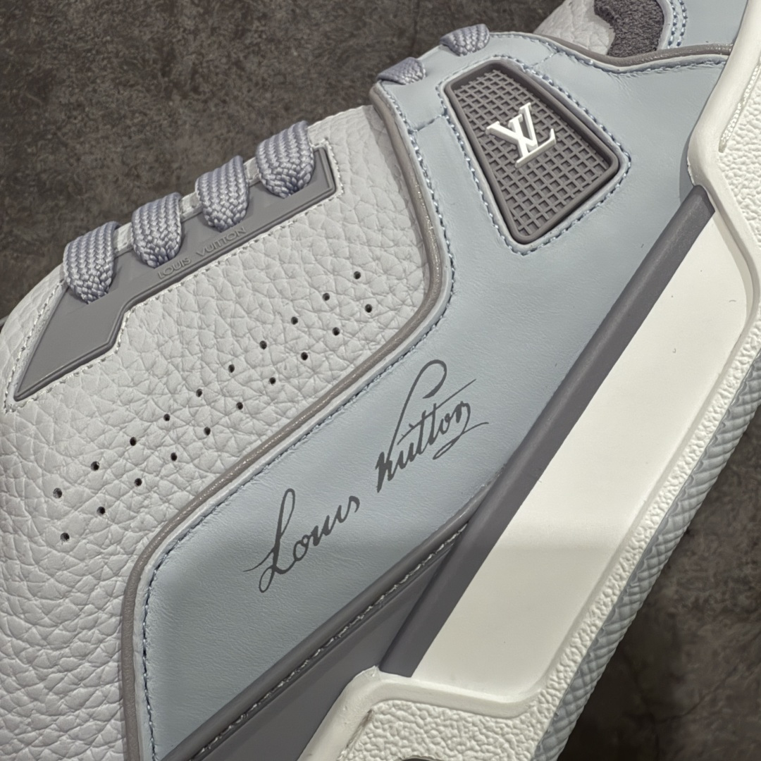 图片[4]-【XC版本】Louis Vuitton LV Trainer系列 新配色入库上架 市场货一堆的东西没必要做文案吹嘘 实拍如图 所见即所得 细节细揣摩 让你感受真正的好货 尺码：35 36 37 38 39 40 41 42 43 44 45 46-选品中心