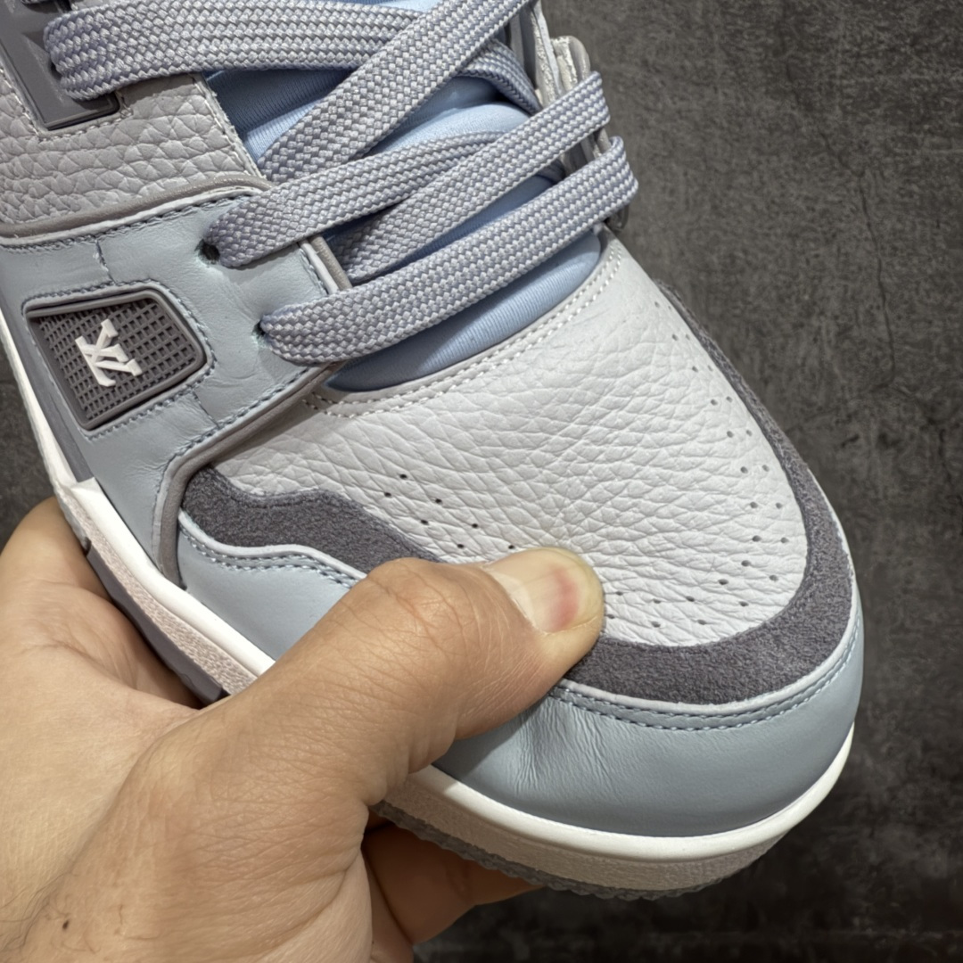 图片[5]-【XC版本】Louis Vuitton LV Trainer系列 新配色入库上架 市场货一堆的东西没必要做文案吹嘘 实拍如图 所见即所得 细节细揣摩 让你感受真正的好货 尺码：35 36 37 38 39 40 41 42 43 44 45 46-选品中心