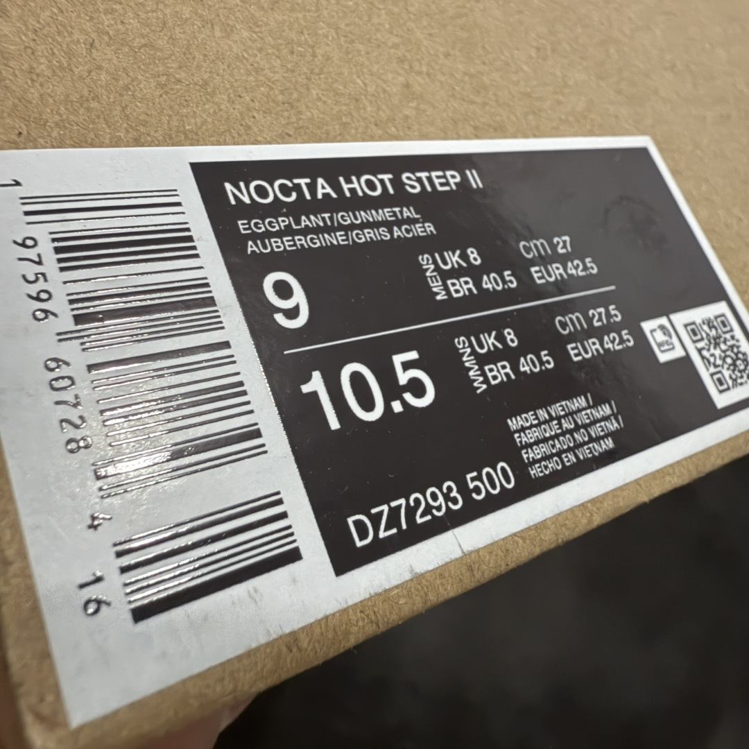 图片[9]-【ZOK版本】NOCTA x NK Hot Step II 联名款 复古运动鞋 紫色 DZ7293-500 外贸专供品质 鞋面造型有很强的线条感 电镀元素贯穿鞋身 以其鲜明的色调 为街头时尚注入了一股新鲜活力 尺码：40 40.5 41 42 42.5 43 44 44.5 45 46 47.5 47.5 48.5-选品中心