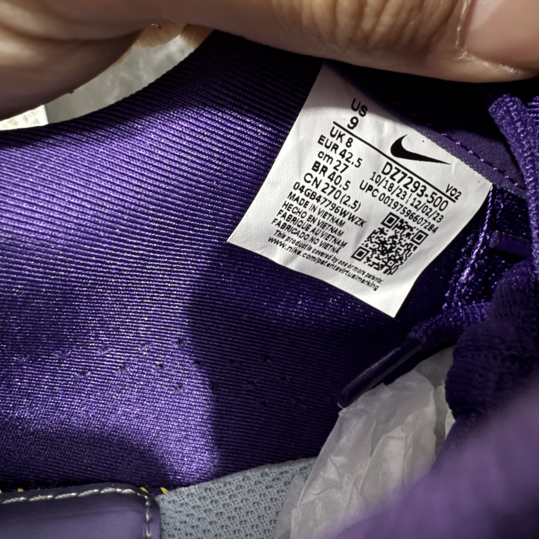 图片[6]-【ZOK版本】NOCTA x NK Hot Step II 联名款 复古运动鞋 紫色 DZ7293-500 外贸专供品质 鞋面造型有很强的线条感 电镀元素贯穿鞋身 以其鲜明的色调 为街头时尚注入了一股新鲜活力 尺码：40 40.5 41 42 42.5 43 44 44.5 45 46 47.5 47.5 48.5-选品中心