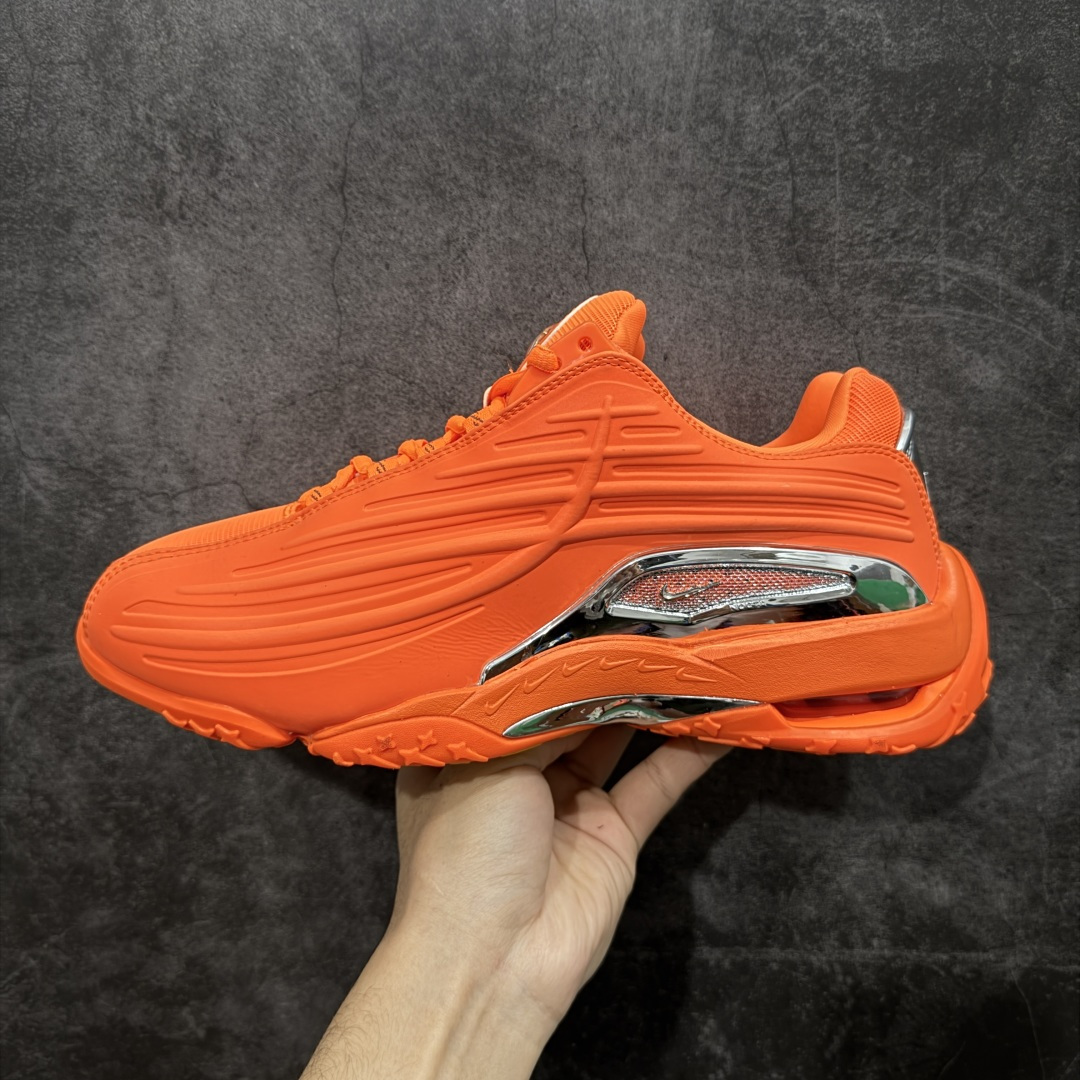 图片[2]-【ZOK版本】NOCTA x NK Hot Step II 联名款 复古运动鞋 橙色 DZ7293-800 外贸专供品质 鞋面造型有很强的线条感 电镀元素贯穿鞋身 以其鲜明的色调 为街头时尚注入了一股新鲜活力 尺码：40 40.5 41 42 42.5 43 44 44.5 45 46 47.5 47.5 48.5-选品中心
