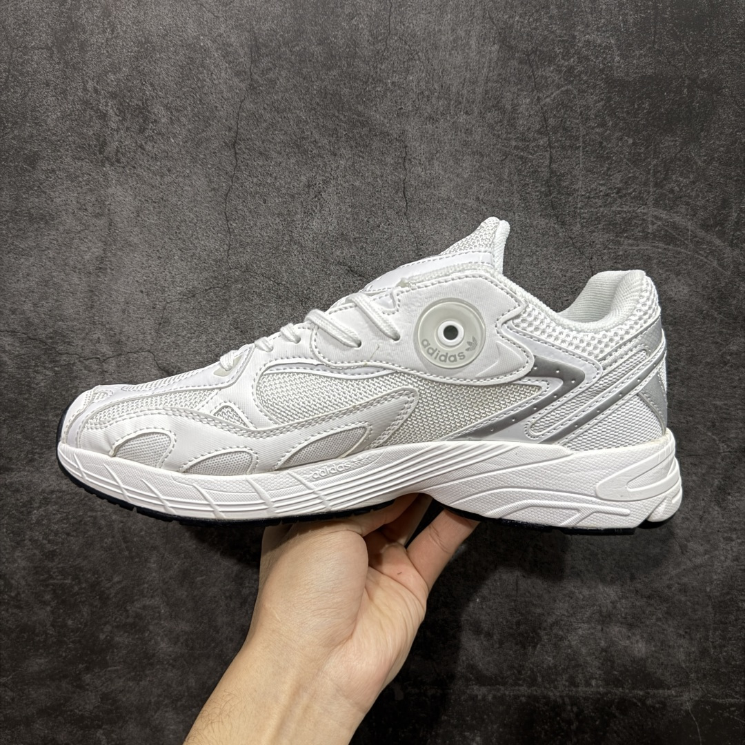 图片[2]-【纯原福利】阿迪达斯Adidas Originals Astir”Space Silver Grey“阿斯蒂尔系列老爹风复古透气缓震休闲运动慢跑鞋 GY5565 原楦开发版型，采用牛剖革组合透气网织布鞋面材质，搭载Torsion System抗扭转科技，市面正确4层组合鞋底部 尺码：36 36.5 37 41 42 42.5 43 44 44.5 45-选品中心