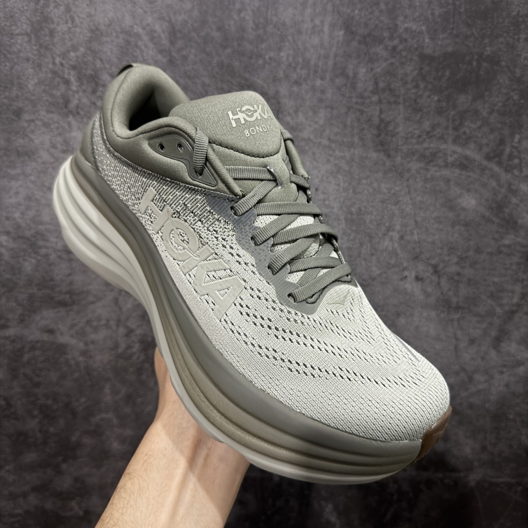 图片[3]-【纯原H版】Hoka Bondi 8 TS Caged 邦迪8 网面透气跑步鞋 1123202 全新外贸订单出货 原材料原数据打造 邦代八代缓震网面耐磨低帮跑步鞋 原始的 Bondi 缓震和线条在这里 提供该特许经营权众所周知的柔软、平衡的乘坐体验 Bondi 使用加长的摇杆微调几何形状 以获得更大的加速度 尺码： 36 36.5 37 38 38.5 39 40 40.5 41 42 42.5 43 44 44.5 45-选品中心