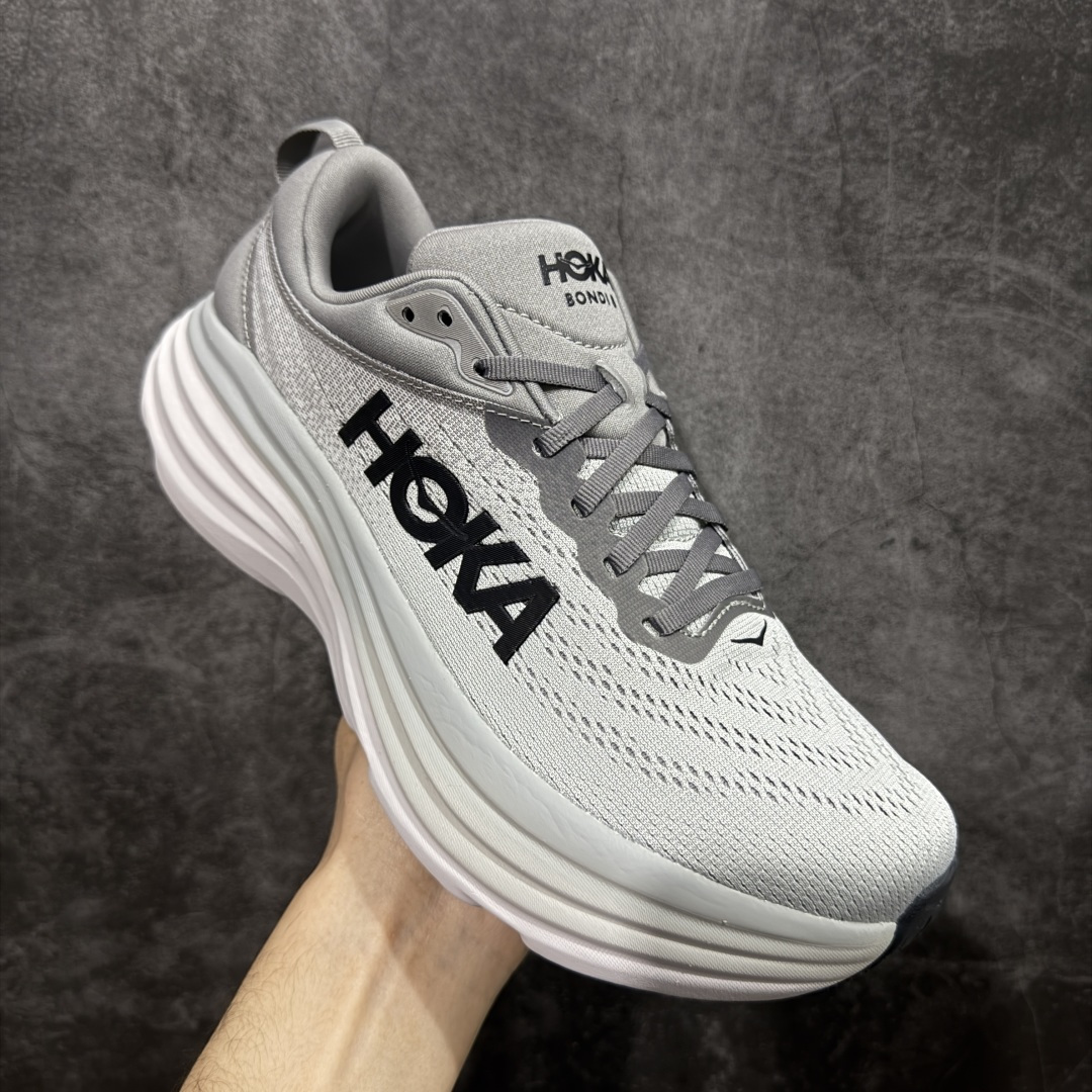 图片[3]-【纯原H版】Hoka Bondi 8 TS Caged 邦迪8 网面透气跑步鞋 1123202 全新外贸订单出货 原材料原数据打造 邦代八代缓震网面耐磨低帮跑步鞋 原始的 Bondi 缓震和线条在这里 提供该特许经营权众所周知的柔软、平衡的乘坐体验 Bondi 使用加长的摇杆微调几何形状 以获得更大的加速度 尺码： 36 36.5 37 38 38.5 39 40 40.5 41 42 42.5 43 44 44.5 45-选品中心