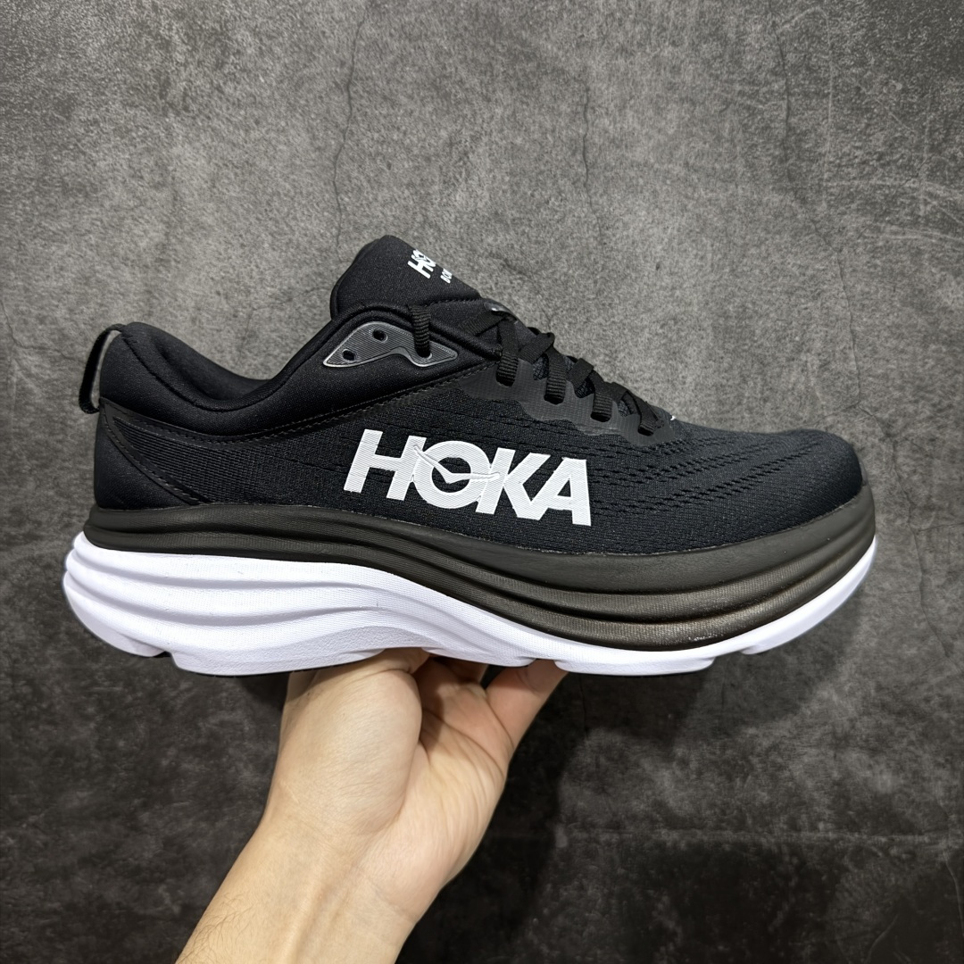 【纯原H版】Hoka Bondi 8 TS Caged 邦迪8 网面透气跑步鞋 1123202 全新外贸订单出货 原材料原数据打造 邦代八代缓震网面耐磨低帮跑步鞋 原始的 Bondi 缓震和线条在这里 提供该特许经营权众所周知的柔软、平衡的乘坐体验 Bondi 使用加长的摇杆微调几何形状 以获得更大的加速度 尺码： 36 36.5 37 38 38.5 39 40 40.5 41 42 42.5 43 44 44.5 45-选品中心