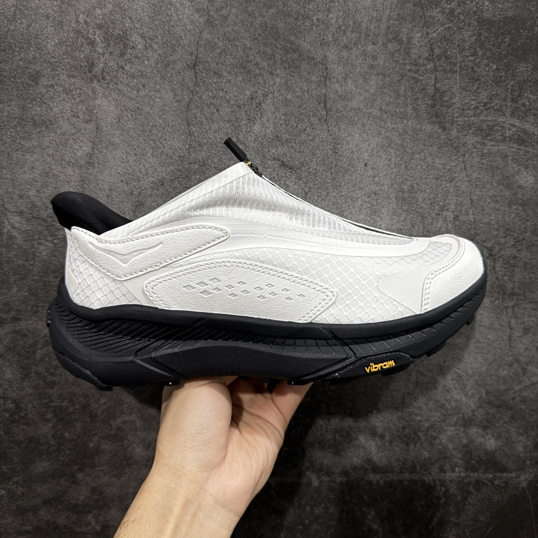 【纯原H版】HOKA霍卡 HOKA Project Transport全新户外鞋款 整体鞋面采用防撕裂材质，并覆盖快速系带系统的护罩，呈现简约流畅且具备防水性能 尺码：36-45含半码-选品中心