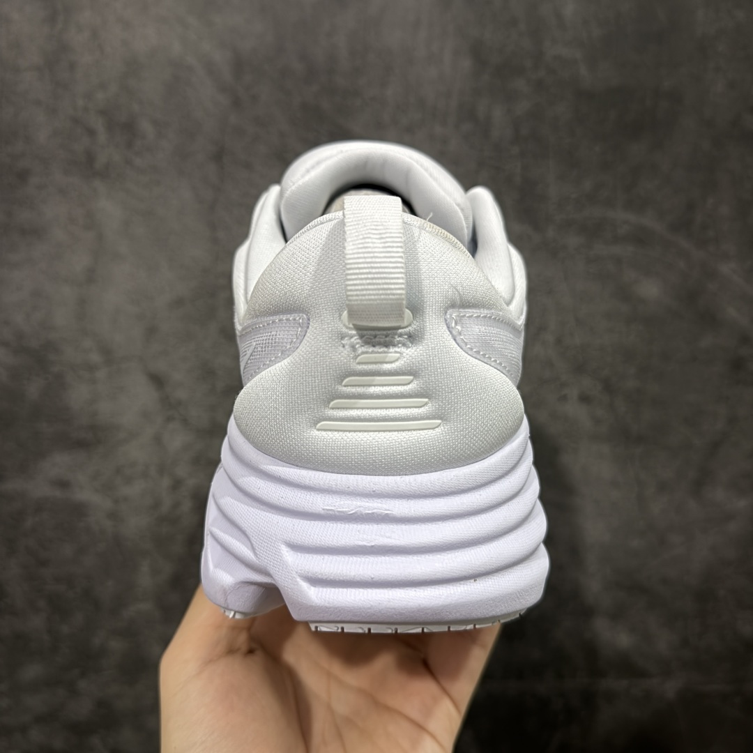 图片[4]-【纯原H版】Hoka Bondi 8 TS Caged 邦迪8 网面透气跑步鞋 1123202 全新外贸订单出货 原材料原数据打造 邦代八代缓震网面耐磨低帮跑步鞋 原始的 Bondi 缓震和线条在这里 提供该特许经营权众所周知的柔软、平衡的乘坐体验 Bondi 使用加长的摇杆微调几何形状 以获得更大的加速度 尺码： 36 36.5 37 38 38.5 39 40 40.5 41 42 42.5 43 44 44.5 45-选品中心