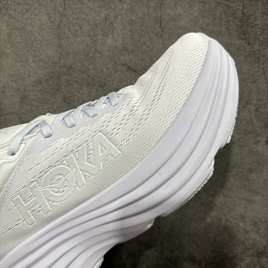 图片[6]-【纯原H版】Hoka Bondi 8 TS Caged 邦迪8 网面透气跑步鞋 1123202 全新外贸订单出货 原材料原数据打造 邦代八代缓震网面耐磨低帮跑步鞋 原始的 Bondi 缓震和线条在这里 提供该特许经营权众所周知的柔软、平衡的乘坐体验 Bondi 使用加长的摇杆微调几何形状 以获得更大的加速度 尺码： 36 36.5 37 38 38.5 39 40 40.5 41 42 42.5 43 44 44.5 45-选品中心