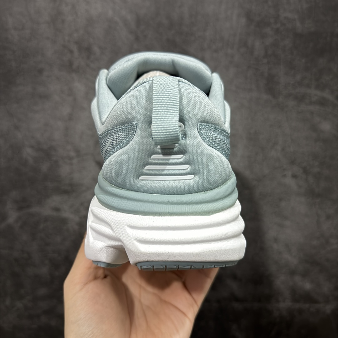 图片[4]-【纯原H版】Hoka Bondi 8 TS Caged 邦迪8 网面透气跑步鞋 1123202 全新外贸订单出货 原材料原数据打造 邦代八代缓震网面耐磨低帮跑步鞋 原始的 Bondi 缓震和线条在这里 提供该特许经营权众所周知的柔软、平衡的乘坐体验 Bondi 使用加长的摇杆微调几何形状 以获得更大的加速度 尺码： 36 36.5 37 38 38.5 39 40 40.5 41 42 42.5 43 44 44.5 45-选品中心