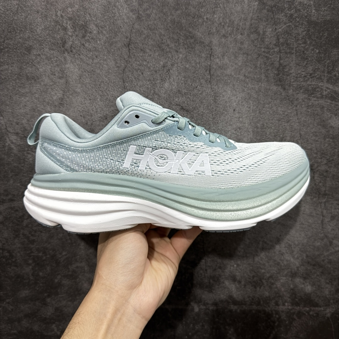 【纯原H版】Hoka Bondi 8 TS Caged 邦迪8 网面透气跑步鞋 1123202 全新外贸订单出货 原材料原数据打造 邦代八代缓震网面耐磨低帮跑步鞋 原始的 Bondi 缓震和线条在这里 提供该特许经营权众所周知的柔软、平衡的乘坐体验 Bondi 使用加长的摇杆微调几何形状 以获得更大的加速度 尺码： 36 36.5 37 38 38.5 39 40 40.5 41 42 42.5 43 44 44.5 45-选品中心