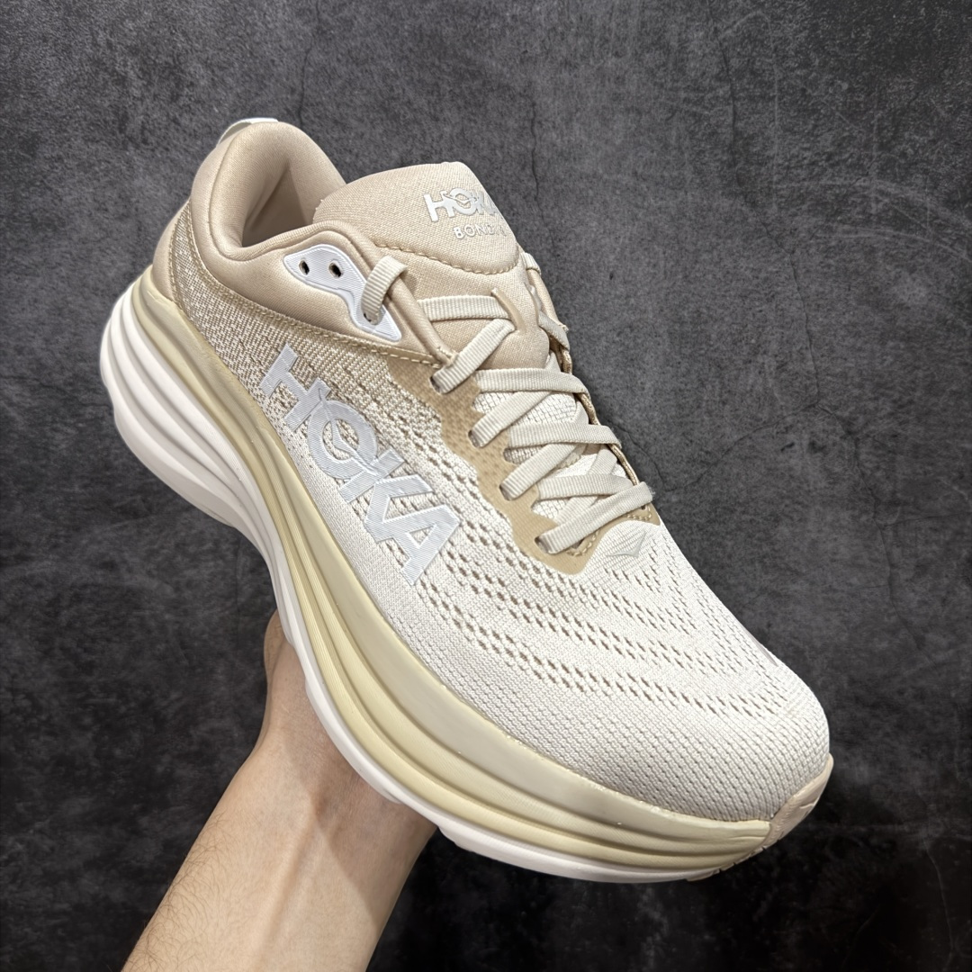 图片[3]-【纯原H版】Hoka Bondi 8 TS Caged 邦迪8 网面透气跑步鞋 1123202 全新外贸订单出货 原材料原数据打造 邦代八代缓震网面耐磨低帮跑步鞋 原始的 Bondi 缓震和线条在这里 提供该特许经营权众所周知的柔软、平衡的乘坐体验 Bondi 使用加长的摇杆微调几何形状 以获得更大的加速度 尺码： 36 36.5 37 38 38.5 39 40 40.5 41 42 42.5 43 44 44.5 45-选品中心