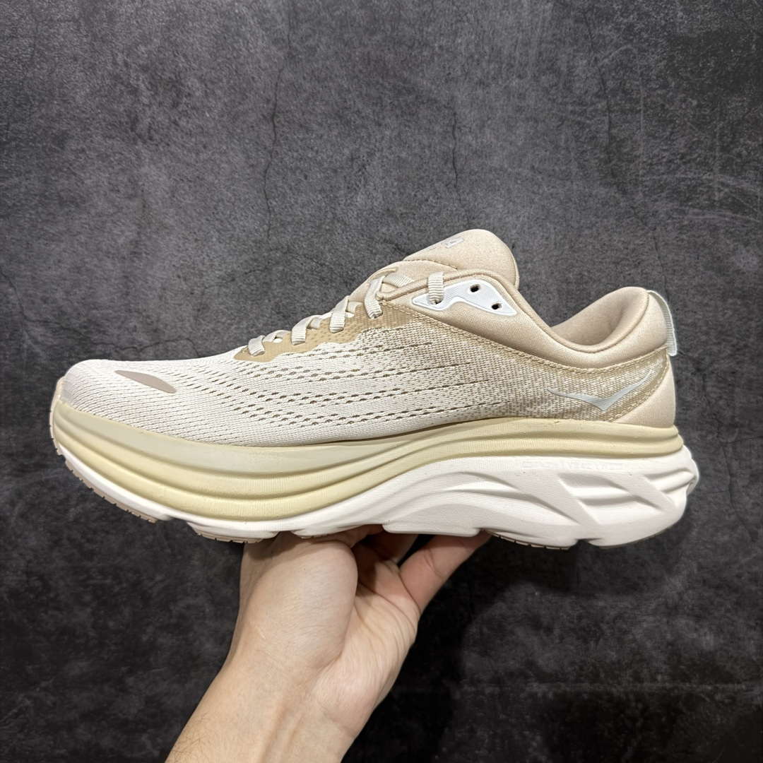 图片[2]-【纯原H版】Hoka Bondi 8 TS Caged 邦迪8 网面透气跑步鞋 1123202 全新外贸订单出货 原材料原数据打造 邦代八代缓震网面耐磨低帮跑步鞋 原始的 Bondi 缓震和线条在这里 提供该特许经营权众所周知的柔软、平衡的乘坐体验 Bondi 使用加长的摇杆微调几何形状 以获得更大的加速度 尺码： 36 36.5 37 38 38.5 39 40 40.5 41 42 42.5 43 44 44.5 45-选品中心