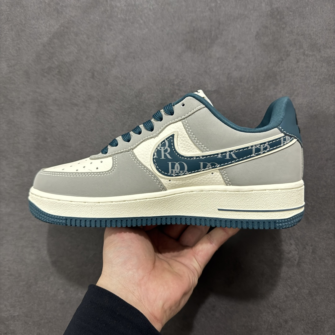 图片[2]-【定制版】Nike Air Force 1 Low 07 x DIOR 灰白小勾 空军一号 低帮板鞋 货号：DD1982-313 尺码：36 36.5 37.5 38 38.5 39 40 40.5 41 42 42.5 43 44 44.5 45-选品中心