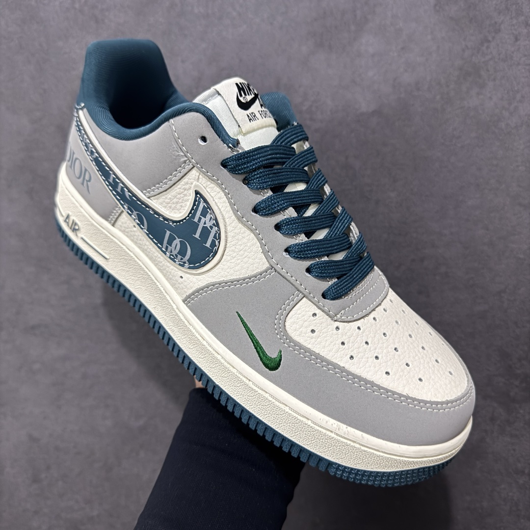 图片[3]-【定制版】Nike Air Force 1 Low 07 x DIOR 灰白小勾 空军一号 低帮板鞋 货号：DD1982-313 尺码：36 36.5 37.5 38 38.5 39 40 40.5 41 42 42.5 43 44 44.5 45-选品中心