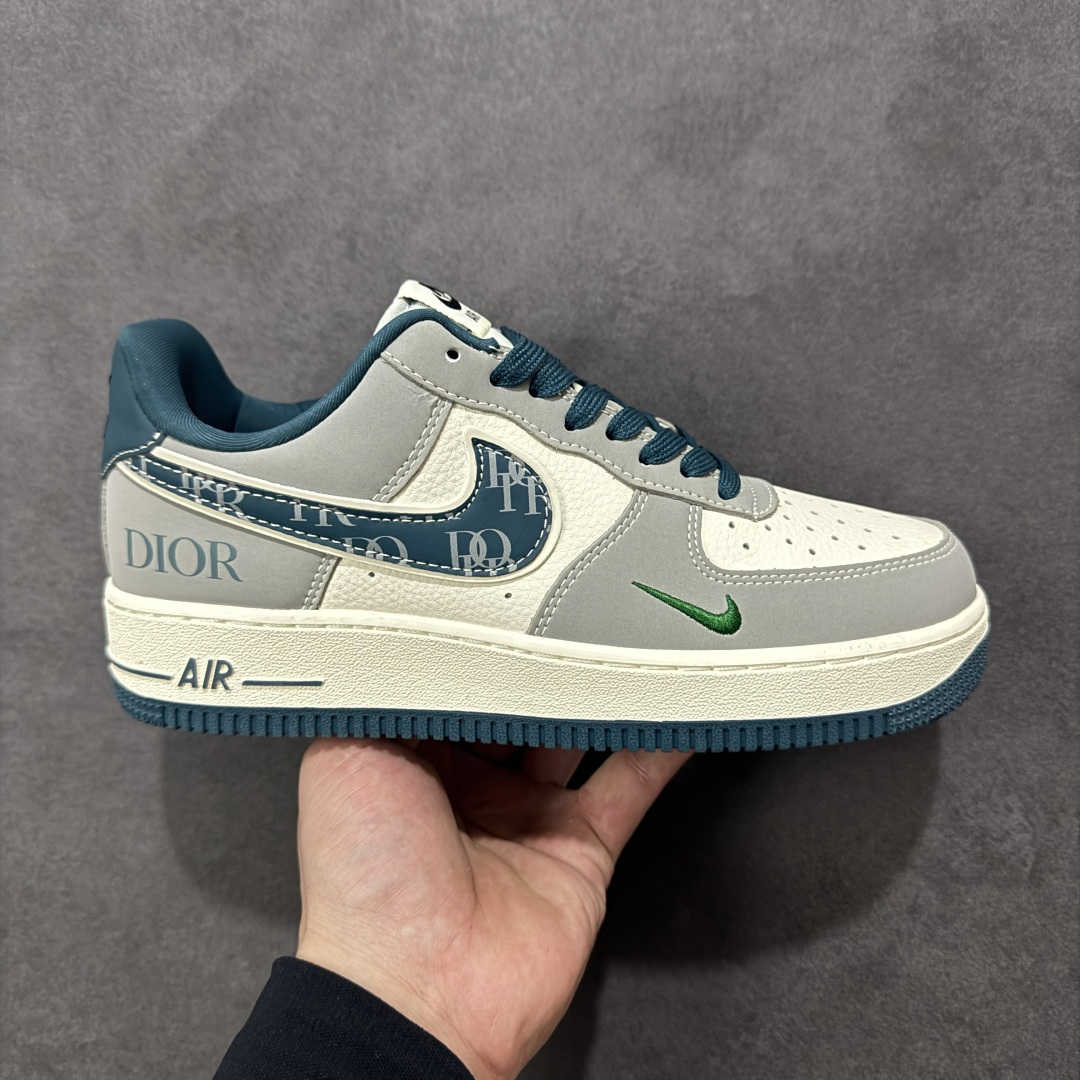 【定制版】Nike Air Force 1 Low 07 x DIOR 灰白小勾 空军一号 低帮板鞋 货号：DD1982-313 尺码：36 36.5 37.5 38 38.5 39 40 40.5 41 42 42.5 43 44 44.5 45-选品中心