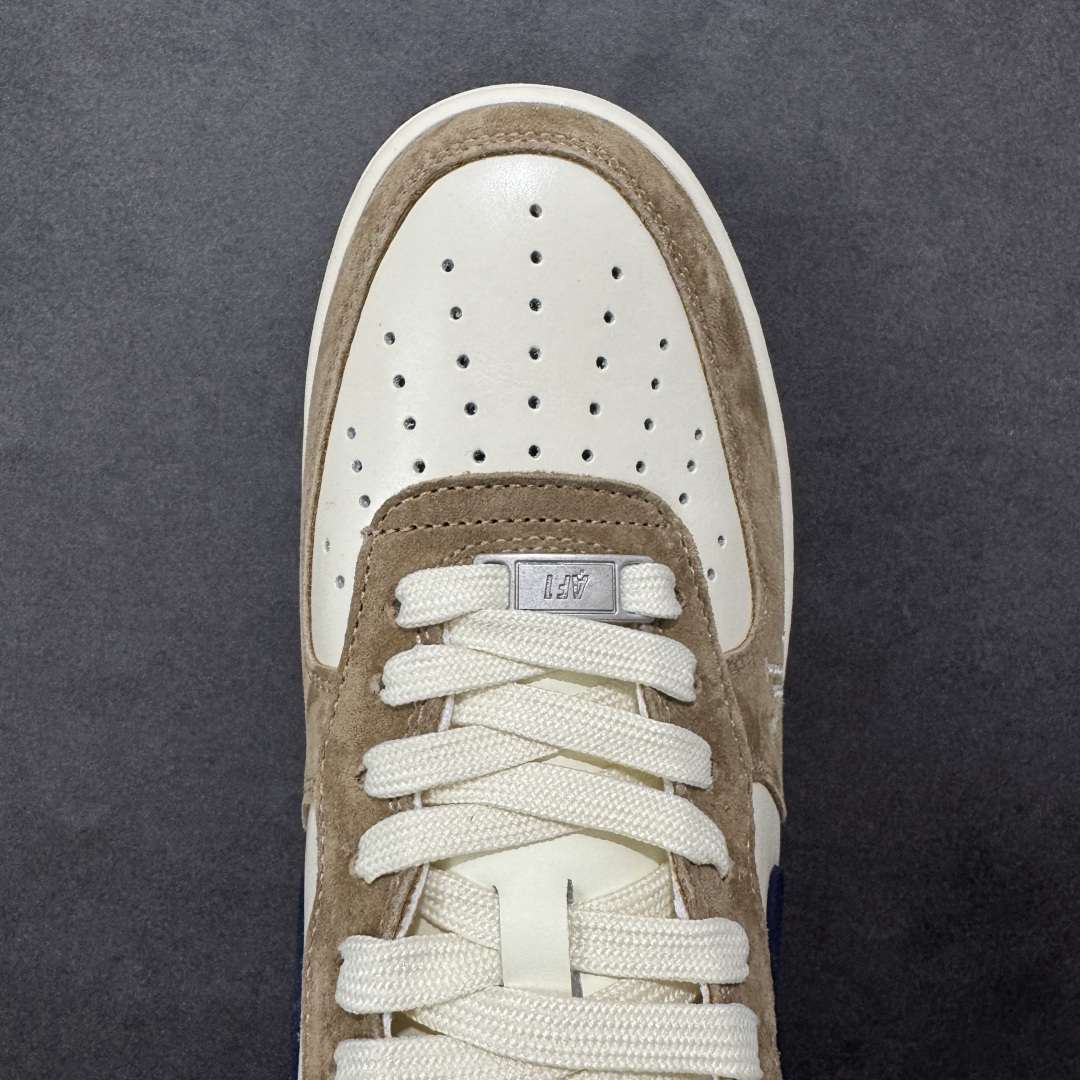 图片[8]-【定制版】公司级NIke Air Force 1 \’07 Low “LV联名–米棕藏蓝” 空军一号低帮 运动鞋 休闲鞋 折边针车 工艺难度大 原楦头原纸板 高端定制鞋盒 原厂鞋底 超高清洁度 细节完美 货号：NH0601-589 尺码：36 36.5 37.5 38 38.5 39 40 40.5 41 42 42.5 43 44 44.5 45 编码：HXSB310320-选品中心