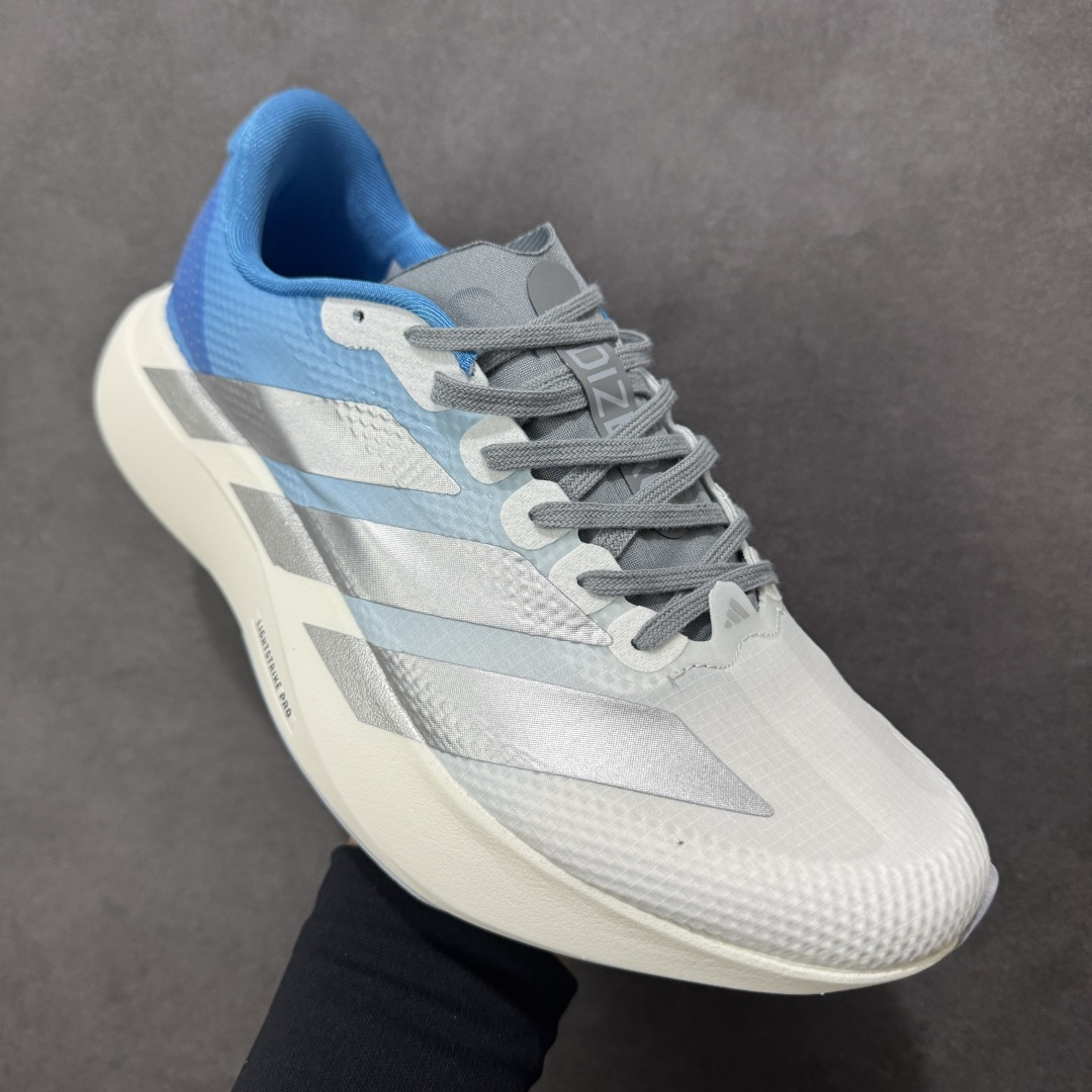 图片[3]-【公司级】Adidas Adizero Evo SL 2 阿迪超轻透气缓震跑鞋 #以令人难以置信的138克重量，刷新了跑鞋轻量化的记录，阿迪在材料科学和工艺技术上的深厚积累。 #全新鞋款采用Lightweight Upper材料，让穿着者几乎能够体验到一种\”裸足\”的感觉 货号： JR2027 尺码：36 36.5 37 38 38.5 39 40 40.5 41 42 42.5 43 44 44.5 45-选品中心