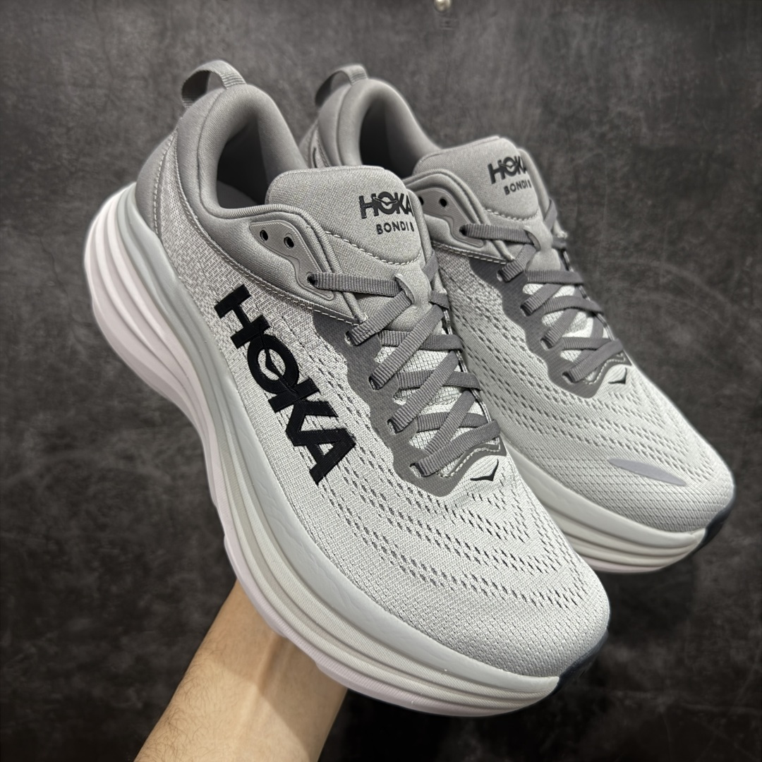 图片[11]-【纯原H版】Hoka Bondi 8 TS Caged 邦迪8 网面透气跑步鞋 1123202 全新外贸订单出货 原材料原数据打造 邦代八代缓震网面耐磨低帮跑步鞋 原始的 Bondi 缓震和线条在这里 提供该特许经营权众所周知的柔软、平衡的乘坐体验 Bondi 使用加长的摇杆微调几何形状 以获得更大的加速度 尺码： 36 36.5 37 38 38.5 39 40 40.5 41 42 42.5 43 44 44.5 45-选品中心