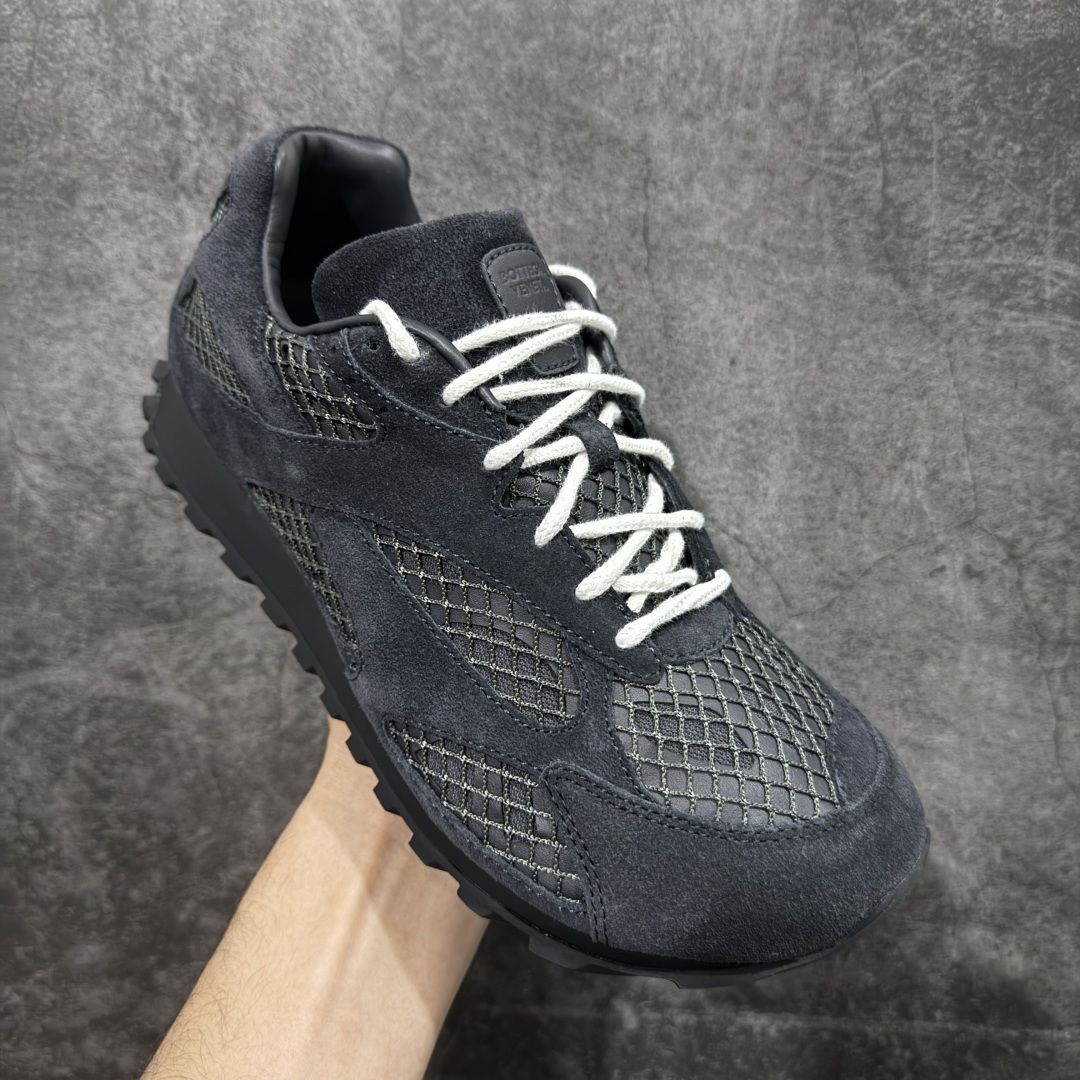 图片[3]-【纯原M版】BOTTEGA VENETA Orbit Runner BV葆蝶家时尚休闲王一博同款老爹鞋运动鞋 原版开发 一比一打造 相似度百分之99以上 市场一梯队级别品质 区别市场任何标文顶级品质版本 采用轻质科技网布面料 搭配几何图案设计橡胶外底 王炸系列 高版本 认准套包工艺 实际增高很多哦 还是一样显腿细非常nice 耐玩耐造 对标对版 套包鞋工艺 认准高版本 大底选用拼色TPU大底 配置原版包装 尺码：35 36 37 38 39 40 41 42 43 44 45-选品中心