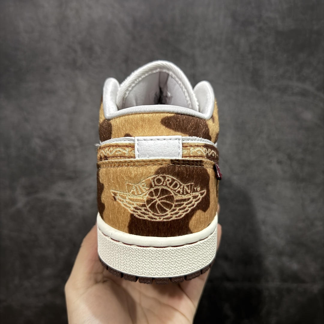 图片[4]-【KZ纯原】Nike Air Jordan 1 LOW CNY AJ1 乔一 马年限定 新年款 精致防滑 低帮复古篮球鞋 男女同款 棕褐色 货号：IQ5321-121 尺码：35.5 36 36.5 37.5 38 38.5 39 40 40.5 41 42 42.5 43 44 45 46 47.5-选品中心
