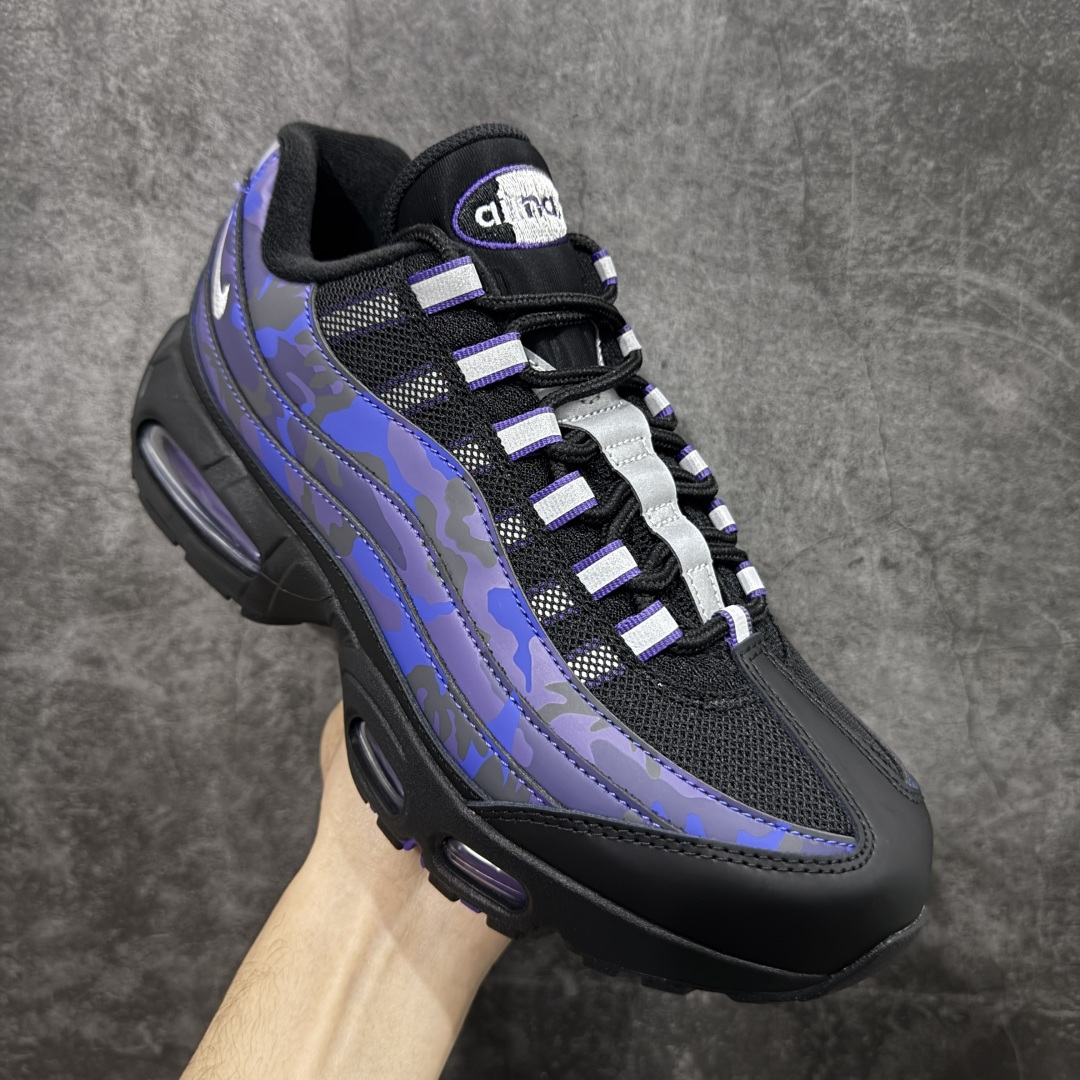 图片[3]-【GX绿x版本】Nike Air Max 95 复古减震气垫跑鞋 迷彩黑紫 货号HQ1973-500 外贸顶级专供 全部配色原鞋原尺码开发生产 极致还原 一眼ZP既视感  尺码：40 40.5 41 42 42.5 43 44 44.5 45 45.5 46 47.5 48.5-选品中心