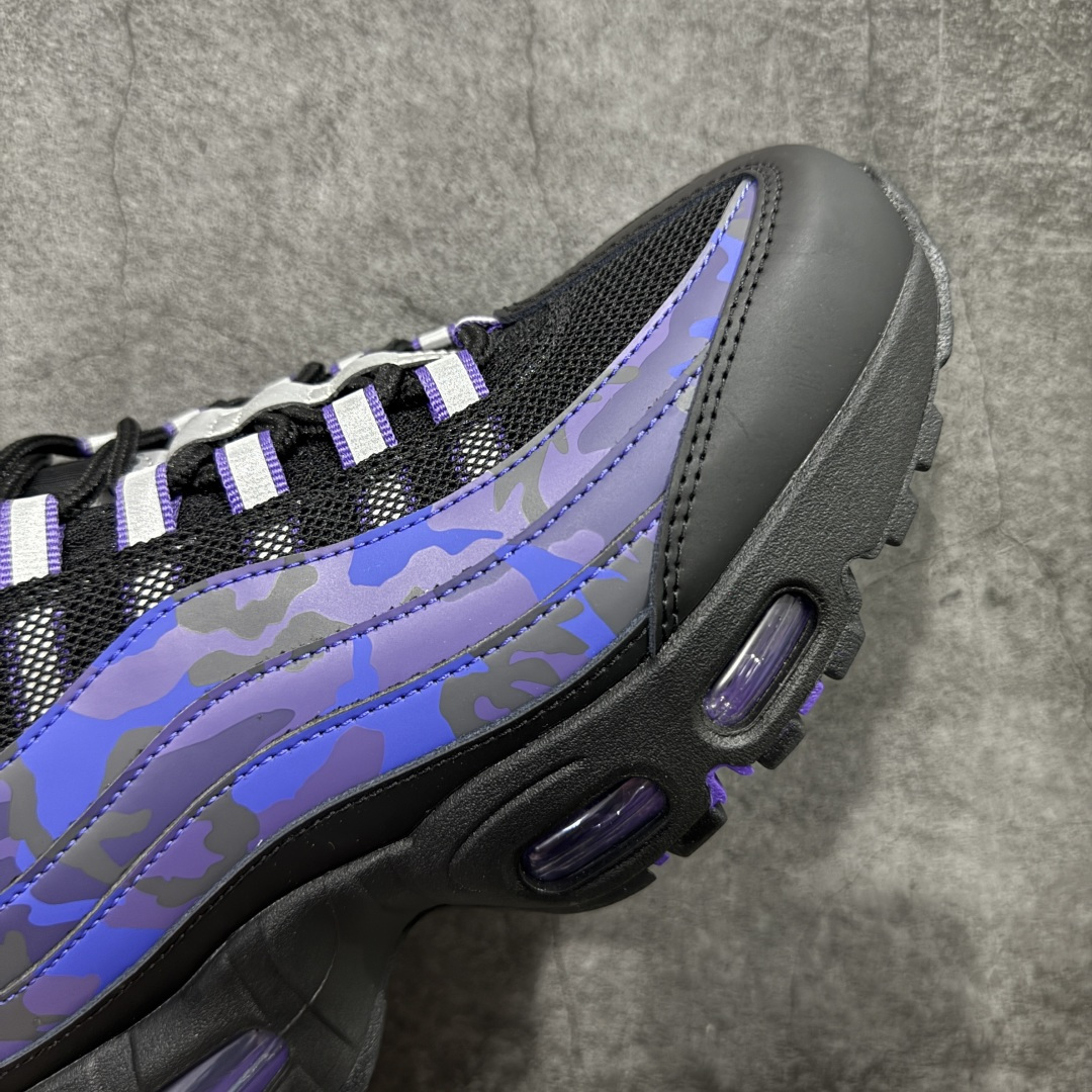 图片[6]-【GX绿x版本】Nike Air Max 95 复古减震气垫跑鞋 迷彩黑紫 货号HQ1973-500 外贸顶级专供 全部配色原鞋原尺码开发生产 极致还原 一眼ZP既视感  尺码：40 40.5 41 42 42.5 43 44 44.5 45 45.5 46 47.5 48.5-选品中心