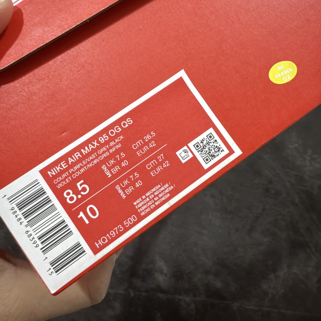 图片[9]-【GX绿x版本】Nike Air Max 95 复古减震气垫跑鞋 迷彩黑紫 货号HQ1973-500 外贸顶级专供 全部配色原鞋原尺码开发生产 极致还原 一眼ZP既视感  尺码：40 40.5 41 42 42.5 43 44 44.5 45 45.5 46 47.5 48.5-选品中心