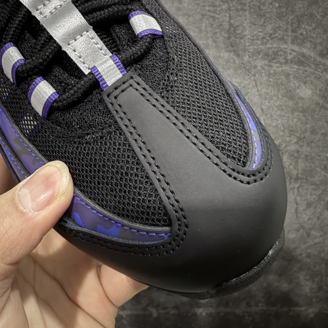 图片[5]-【GX绿x版本】Nike Air Max 95 复古减震气垫跑鞋 迷彩黑紫 货号HQ1973-500 外贸顶级专供 全部配色原鞋原尺码开发生产 极致还原 一眼ZP既视感  尺码：40 40.5 41 42 42.5 43 44 44.5 45 45.5 46 47.5 48.5-选品中心