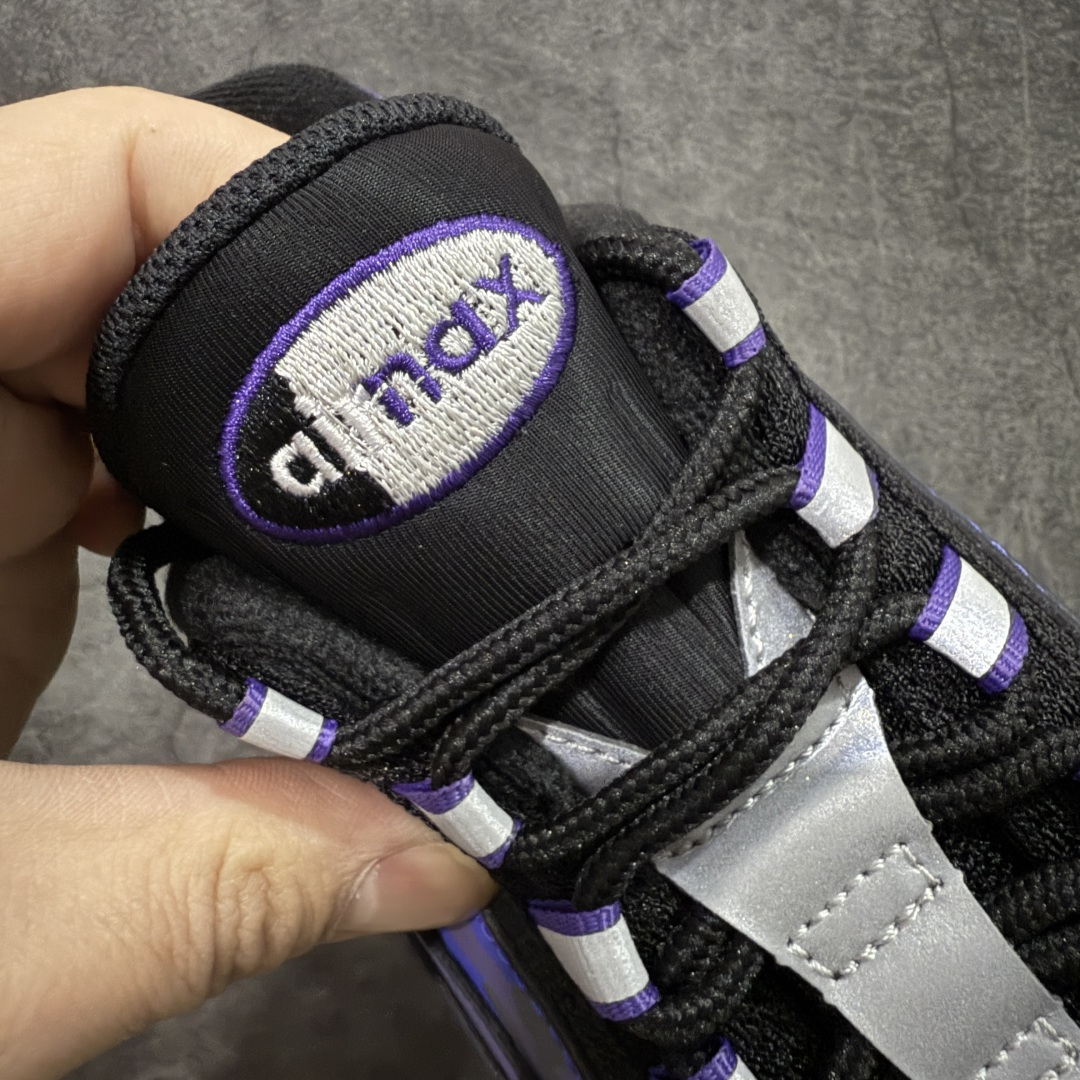 图片[6]-【GX绿x版本】Nike Air Max 95 复古减震气垫跑鞋 迷彩黑紫 货号HQ1973-500 外贸顶级专供 全部配色原鞋原尺码开发生产 极致还原 一眼ZP既视感  尺码：40 40.5 41 42 42.5 43 44 44.5 45 45.5 46 47.5 48.5-选品中心