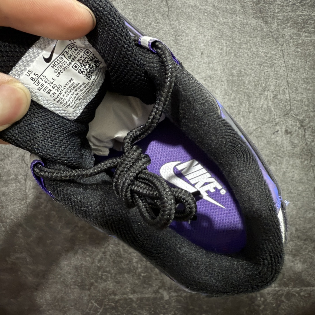 图片[7]-【GX绿x版本】Nike Air Max 95 复古减震气垫跑鞋 迷彩黑紫 货号HQ1973-500 外贸顶级专供 全部配色原鞋原尺码开发生产 极致还原 一眼ZP既视感  尺码：40 40.5 41 42 42.5 43 44 44.5 45 45.5 46 47.5 48.5-选品中心