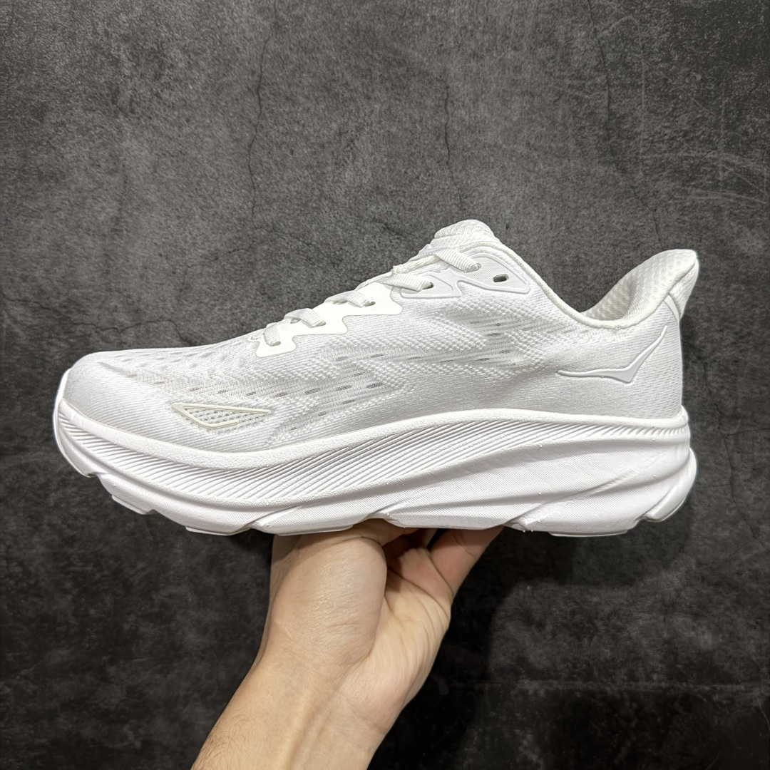 图片[2]-【纯原H版】HOKA ONE ONE Clifton 克里夫顿9代 市场顶级版本 正确细节组合大底 超高品质 欢迎对比 平台电商货盘订单 稳定补货 不断码 配套原装针织网面和纱线 原厂配套泡棉中底 既轻又缓震 原厂配套进口海绵填充 真正1：1工艺出品 尺码：36 36.5 37.5 38 38.5 39 40 40.5 41 42 42.5 43 44 44.5 45-选品中心