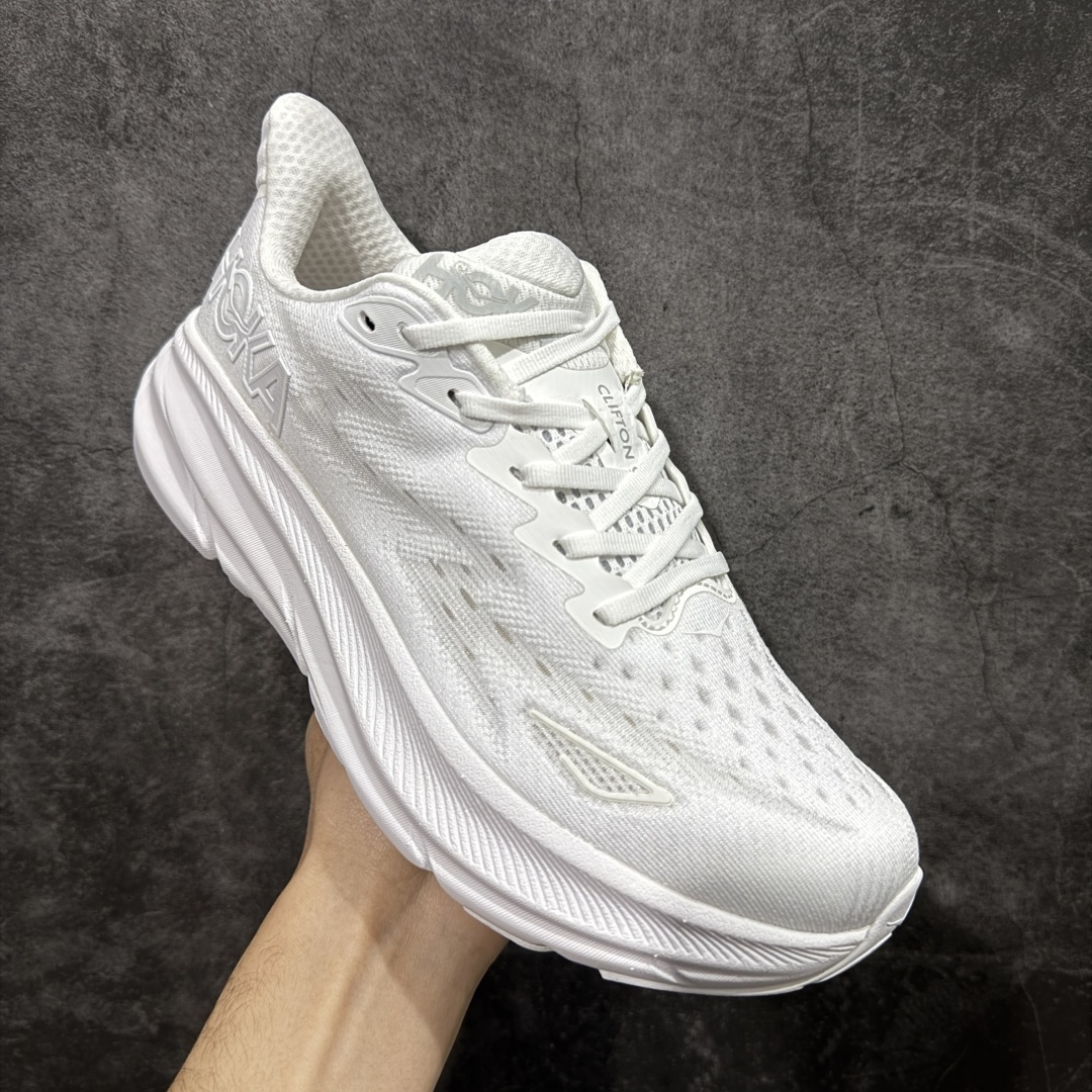 图片[3]-【纯原H版】HOKA ONE ONE Clifton 克里夫顿9代 市场顶级版本 正确细节组合大底 超高品质 欢迎对比 平台电商货盘订单 稳定补货 不断码 配套原装针织网面和纱线 原厂配套泡棉中底 既轻又缓震 原厂配套进口海绵填充 真正1：1工艺出品 尺码：36 36.5 37.5 38 38.5 39 40 40.5 41 42 42.5 43 44 44.5 45-选品中心