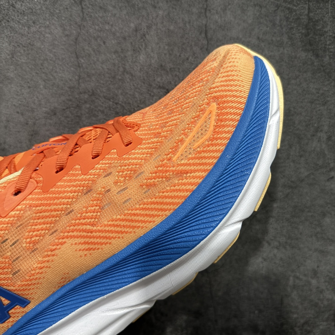 图片[6]-【纯原H版】HOKA ONE ONE Clifton 克里夫顿9代 市场顶级版本 正确细节组合大底 超高品质 欢迎对比 平台电商货盘订单 稳定补货 不断码 配套原装针织网面和纱线 原厂配套泡棉中底 既轻又缓震 原厂配套进口海绵填充 真正1：1工艺出品 尺码：36 36.5 37.5 38 38.5 39 40 40.5 41 42 42.5 43 44 44.5 45-选品中心