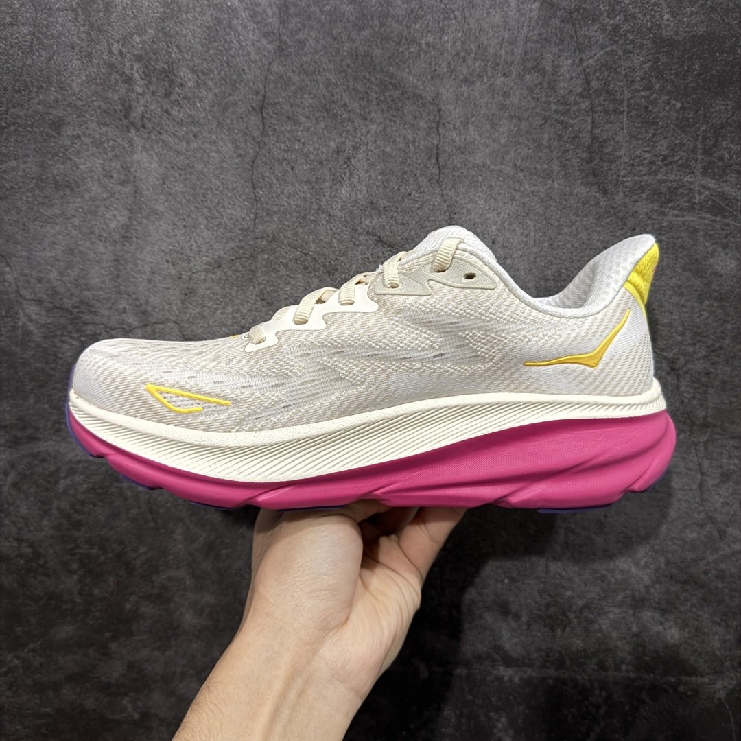 图片[2]-【纯原H版】HOKA ONE ONE Clifton 克里夫顿9代 市场顶级版本 正确细节组合大底 超高品质 欢迎对比 平台电商货盘订单 稳定补货 不断码 配套原装针织网面和纱线 原厂配套泡棉中底 既轻又缓震 原厂配套进口海绵填充 真正1：1工艺出品 尺码：36 36.5 37.5 38 38.5 39 40 40.5 41 42 42.5 43 44 44.5 45-选品中心