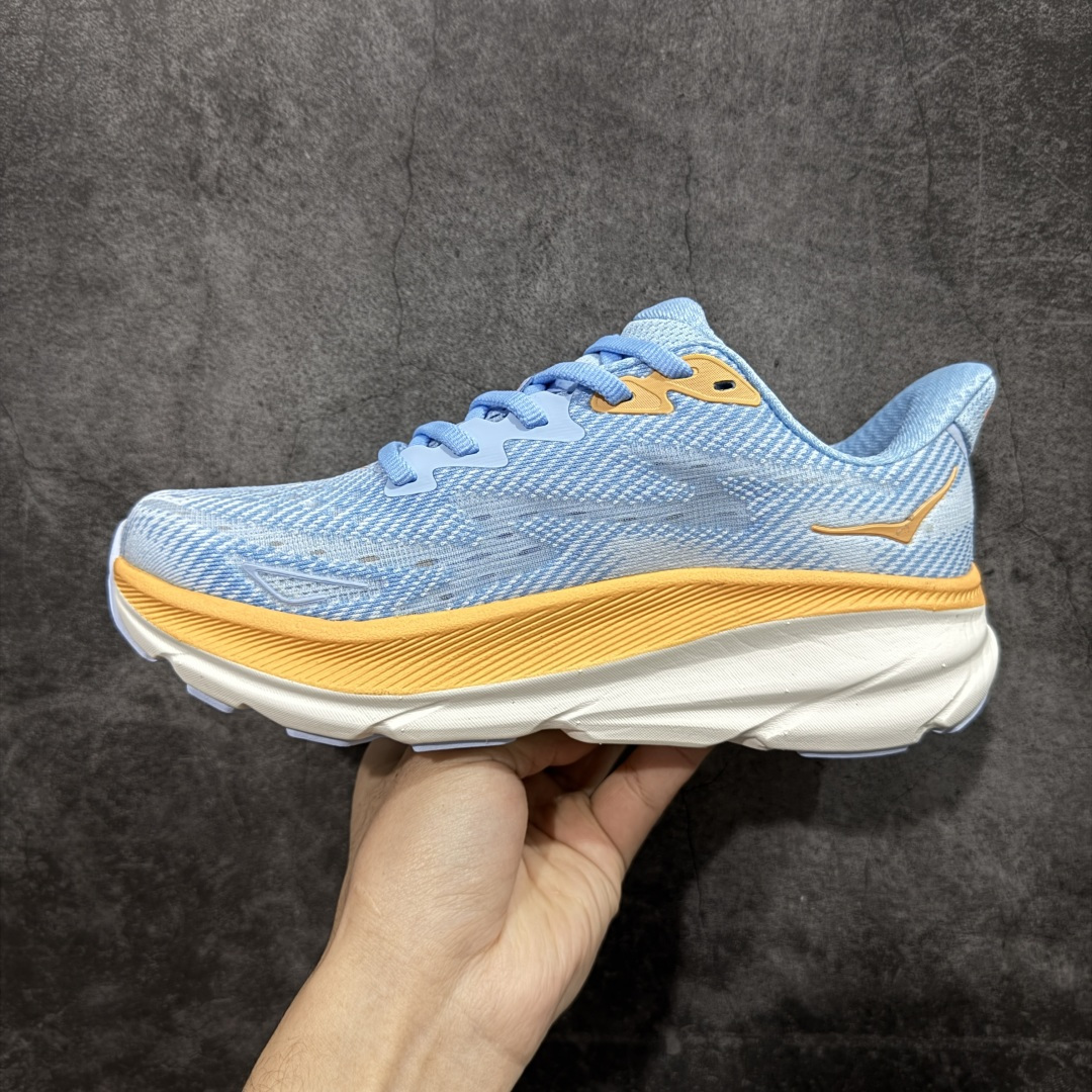 图片[2]-【纯原H版】HOKA ONE ONE Clifton 克里夫顿9代 市场顶级版本 正确细节组合大底 超高品质 欢迎对比 平台电商货盘订单 稳定补货 不断码 配套原装针织网面和纱线 原厂配套泡棉中底 既轻又缓震 原厂配套进口海绵填充 真正1：1工艺出品 尺码：36 36.5 37.5 38 38.5 39 40 40.5 41 42 42.5 43 44 44.5 45-选品中心