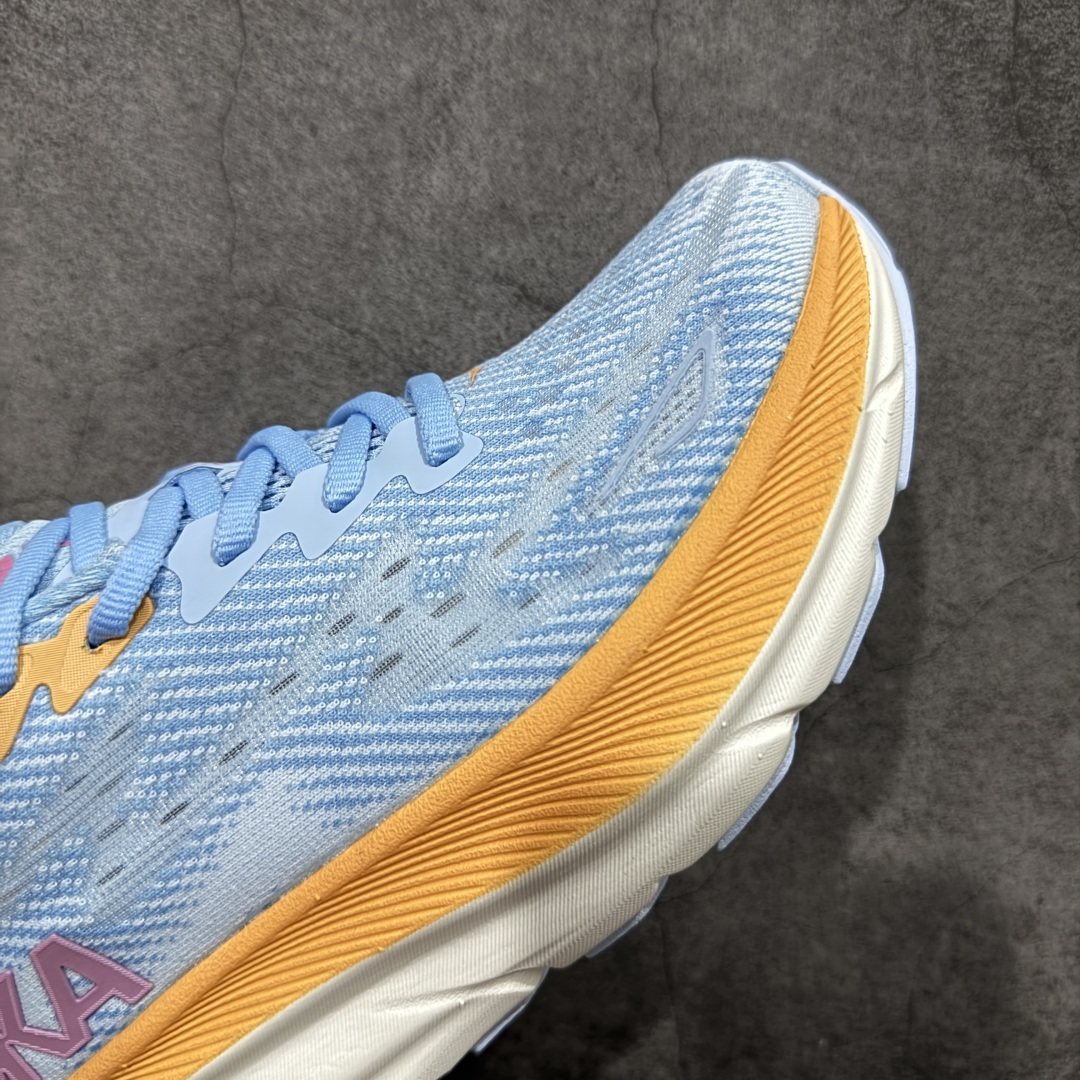 图片[6]-【纯原H版】HOKA ONE ONE Clifton 克里夫顿9代 市场顶级版本 正确细节组合大底 超高品质 欢迎对比 平台电商货盘订单 稳定补货 不断码 配套原装针织网面和纱线 原厂配套泡棉中底 既轻又缓震 原厂配套进口海绵填充 真正1：1工艺出品 尺码：36 36.5 37.5 38 38.5 39 40 40.5 41 42 42.5 43 44 44.5 45-选品中心