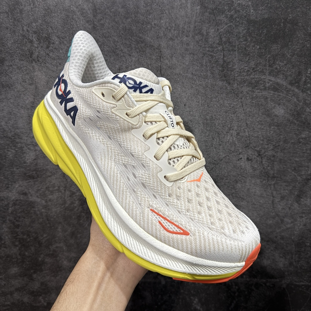 图片[3]-【纯原H版】HOKA ONE ONE Clifton 克里夫顿9代 市场顶级版本 正确细节组合大底 超高品质 欢迎对比 平台电商货盘订单 稳定补货 不断码 配套原装针织网面和纱线 原厂配套泡棉中底 既轻又缓震 原厂配套进口海绵填充 真正1：1工艺出品 尺码：36 36.5 37.5 38 38.5 39 40 40.5 41 42 42.5 43 44 44.5 45-选品中心