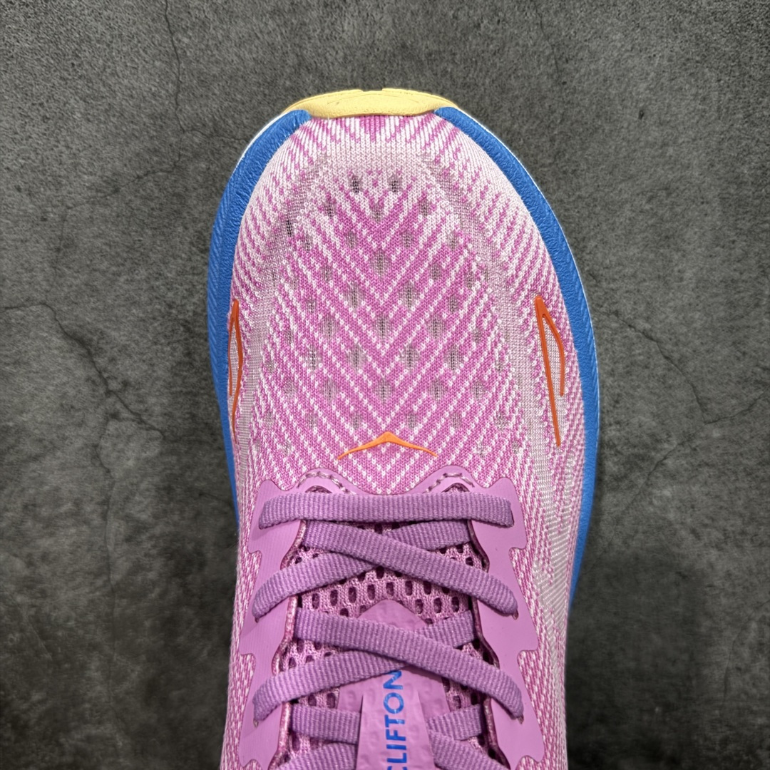 图片[5]-【纯原H版】HOKA ONE ONE Clifton 克里夫顿9代 市场顶级版本 正确细节组合大底 超高品质 欢迎对比 平台电商货盘订单 稳定补货 不断码 配套原装针织网面和纱线 原厂配套泡棉中底 既轻又缓震 原厂配套进口海绵填充 真正1：1工艺出品 尺码：36 36.5 37.5 38 38.5 39 40 40.5 41 42 42.5 43 44 44.5 45-选品中心
