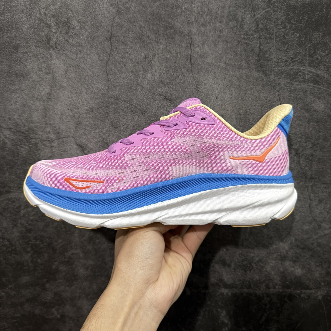 图片[2]-【纯原H版】HOKA ONE ONE Clifton 克里夫顿9代 市场顶级版本 正确细节组合大底 超高品质 欢迎对比 平台电商货盘订单 稳定补货 不断码 配套原装针织网面和纱线 原厂配套泡棉中底 既轻又缓震 原厂配套进口海绵填充 真正1：1工艺出品 尺码：36 36.5 37.5 38 38.5 39 40 40.5 41 42 42.5 43 44 44.5 45-选品中心