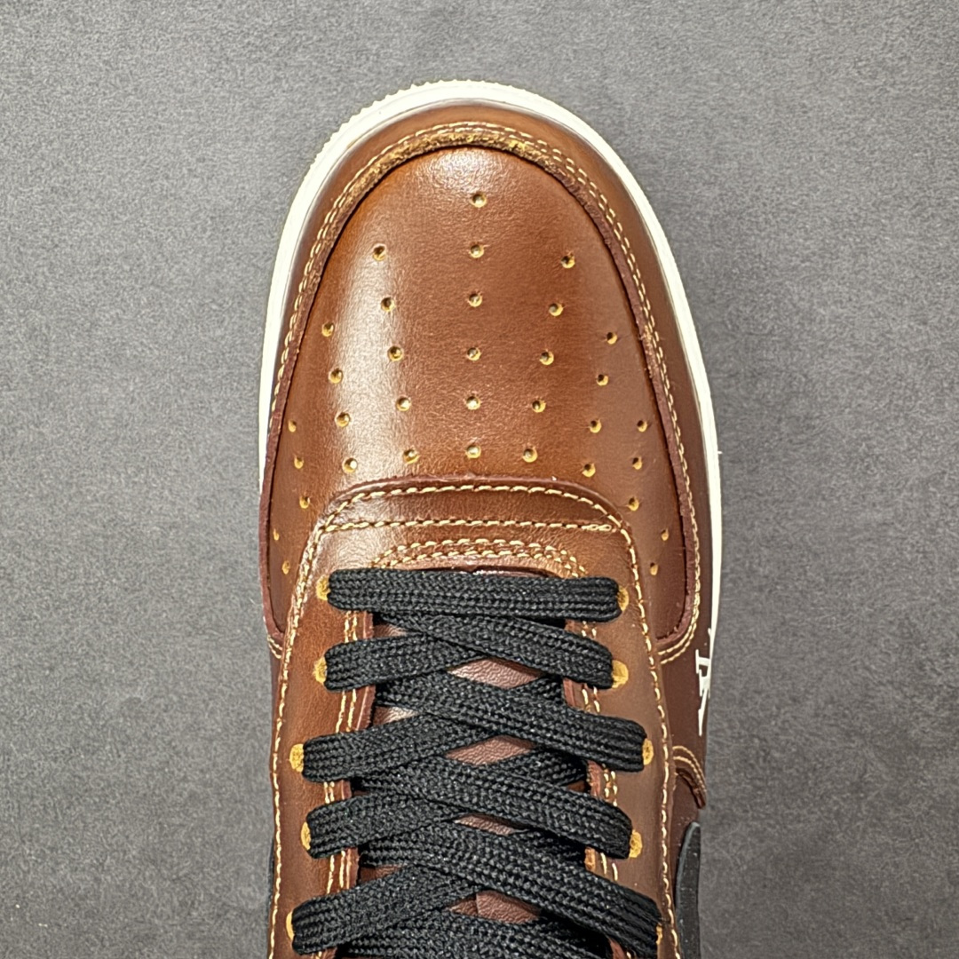 图片[8]-【定制版】公司级NIke Air Force 1 \’07 Low “LV联名–棕黑白底” 空军一号低帮 运动鞋 休闲鞋 折边针车 工艺难度大 原楦头原纸板 高端定制鞋盒 原厂鞋底 超高清洁度 细节完美 货号：DF0188-120 尺码：36 36.5 37.5 38 38.5 39 40 40.5 41 42 42.5 43 44 44.5 45 编码：HXSB310320-选品中心