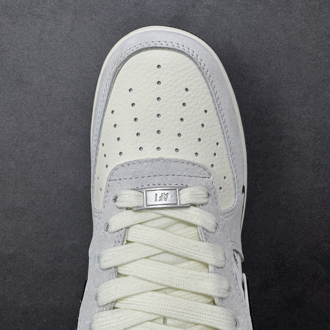 图片[8]-【定制版】公司级NIke Air Force 1 \’07 Low “NIKE-米黑猪八革”空军一号 低帮 运动鞋 休闲鞋 折边针车 工艺难度大 原楦头原纸板 原装鞋盒 定制五金配件 内置全掌气垫 原厂鞋底 货号：JP8028-068 尺码：36 36.5 37.5 38 38.5 39 40 40.5 41 42 42.5 43 44 44.5 45 编码：HXSB310320-选品中心